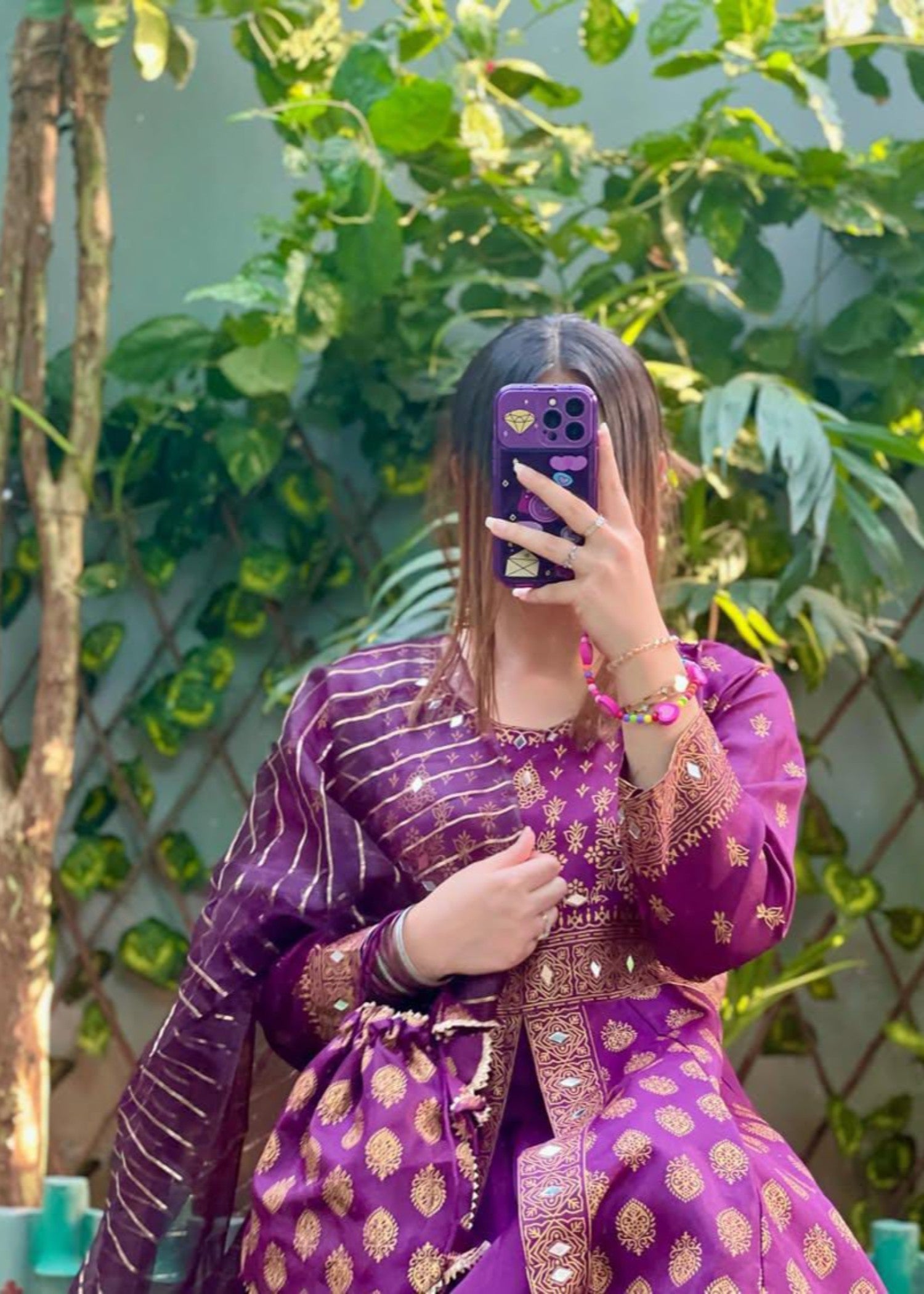 1 Mahoor Haven purple 0052 Women 4pcs