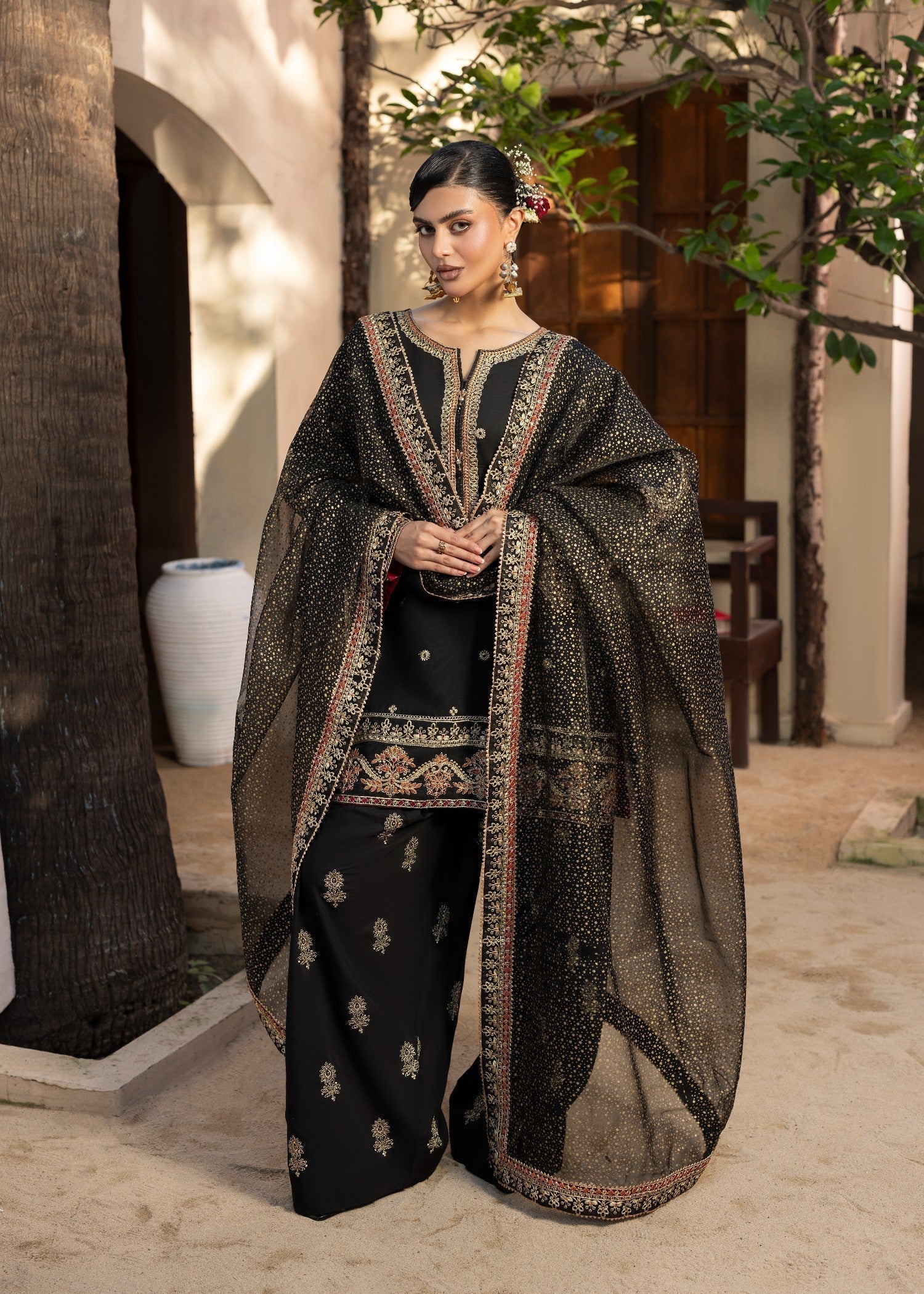 Diara Couture SAHIBA DF 48 BLACK Women 3pcs