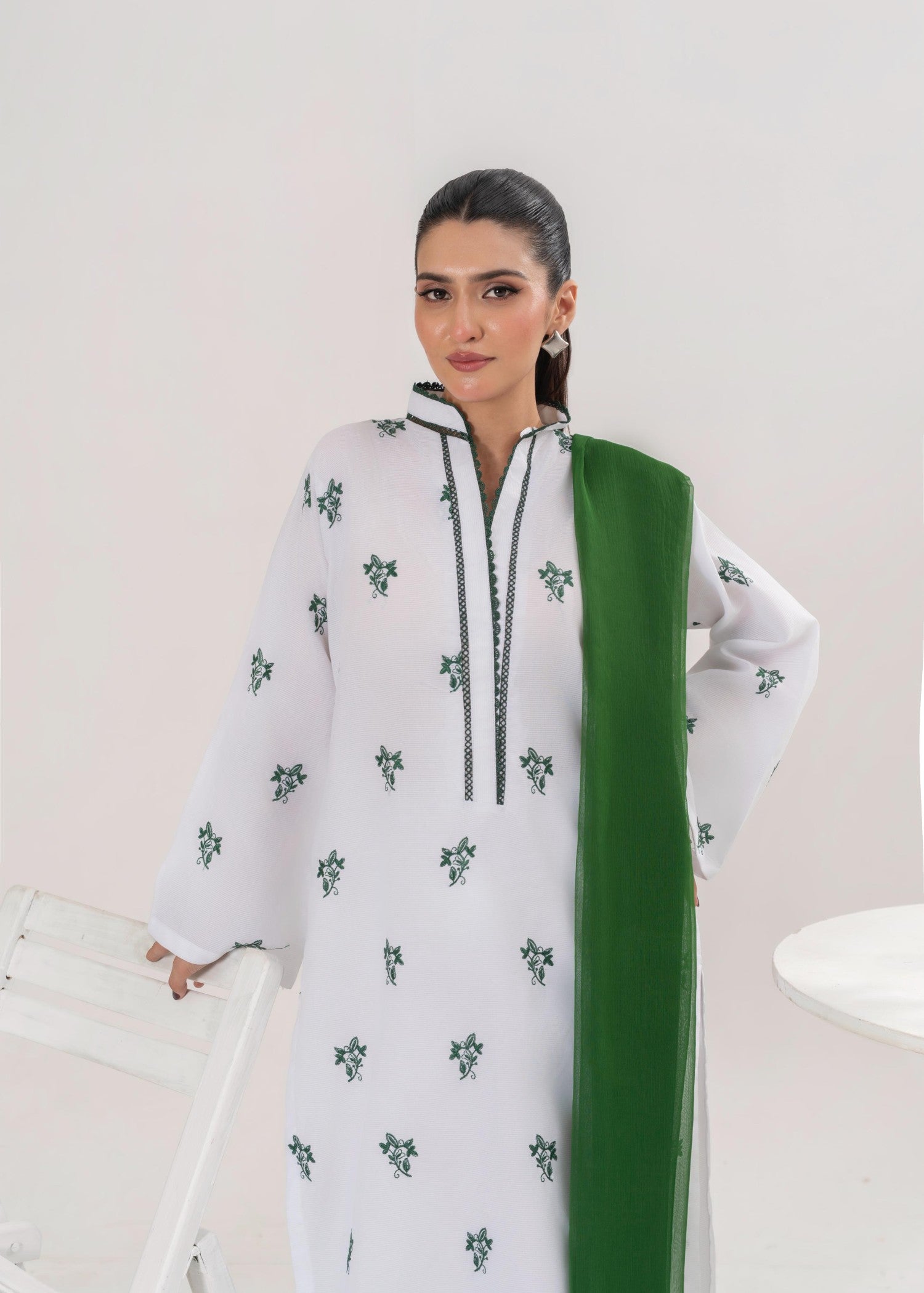 Stylish Collection AZADI EMBROIDERED Women 3pcs