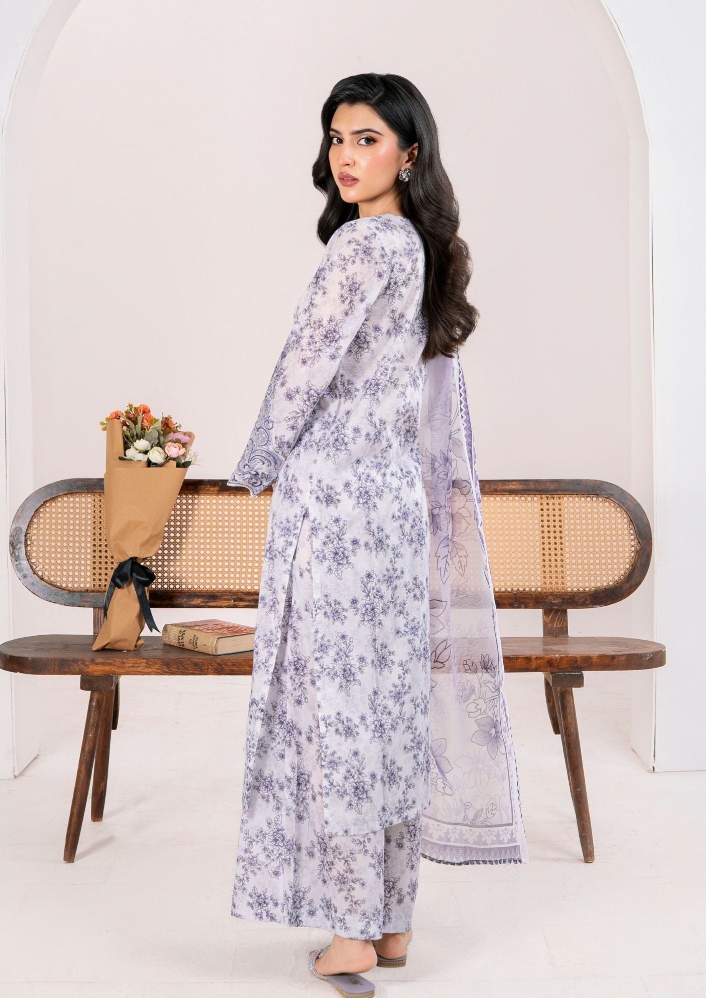 Alfatah Pret Printed Lawn with Embroidery RANAAI S25 0007 Women 3pcs