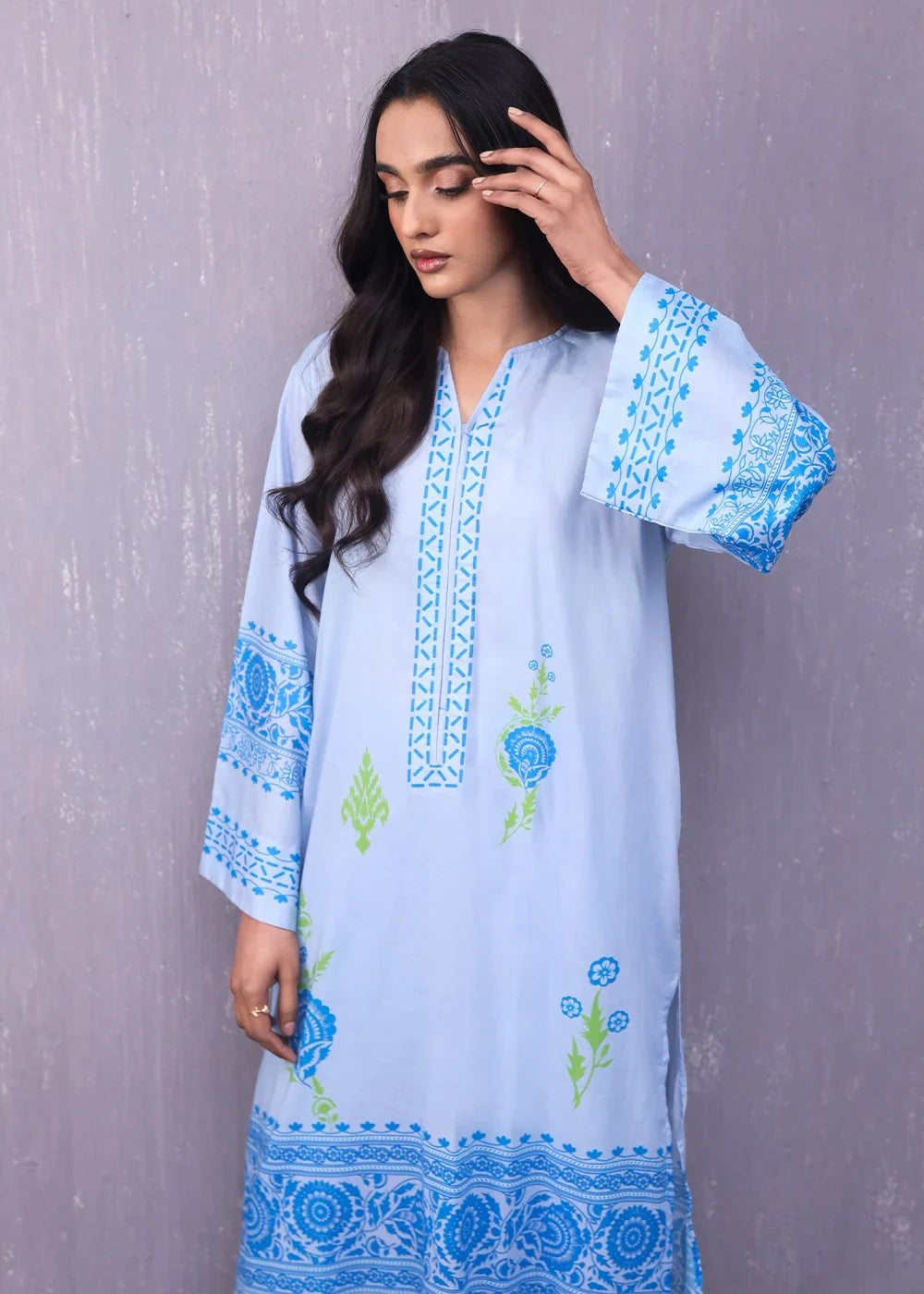 Rashid Textile Stitched Digitally Printed Lawn 1026 Women 2pcs