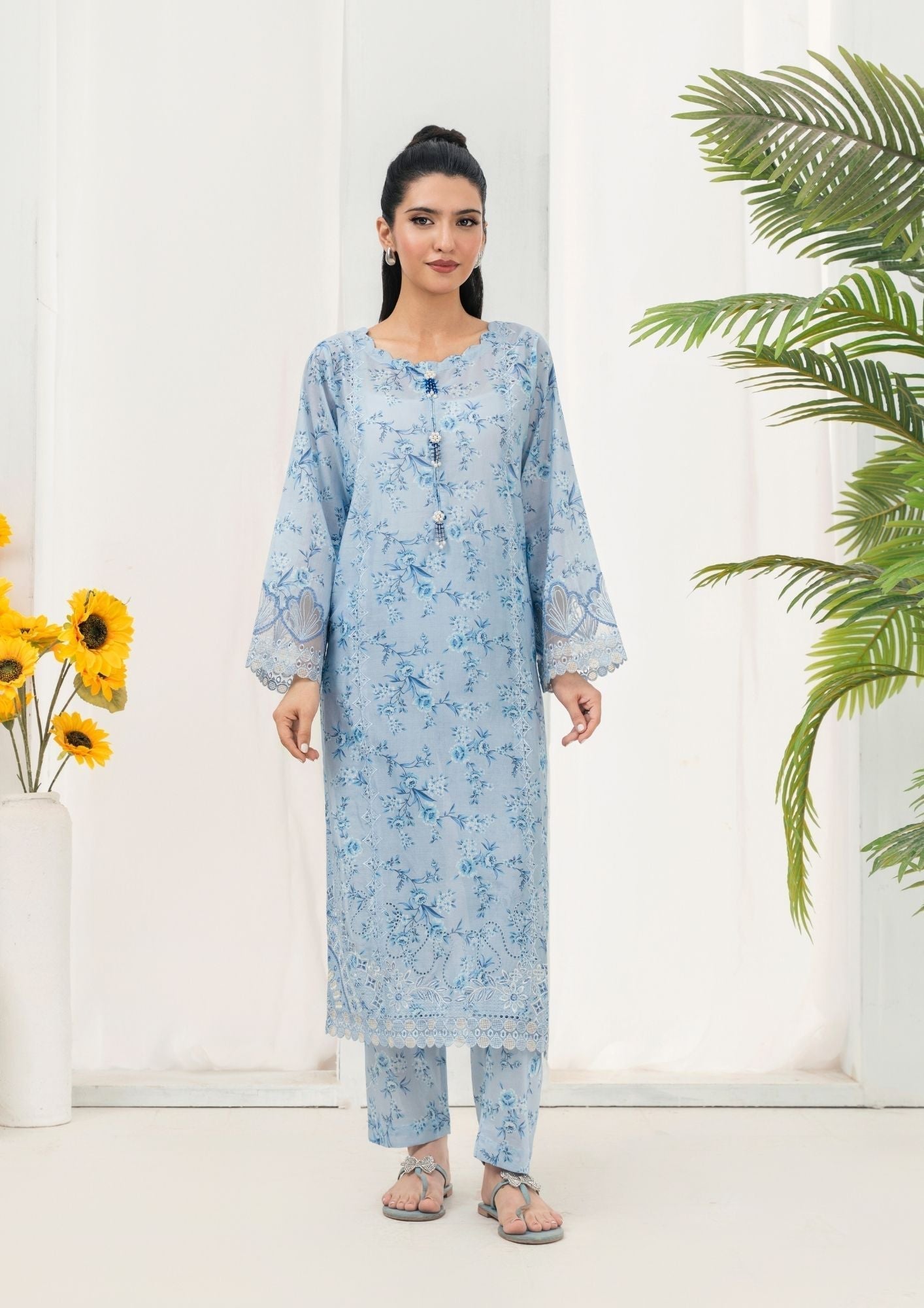 Alfatah Pret Printed Lawn with Embroidery GULZAAR S25 0012 Women 2pcs
