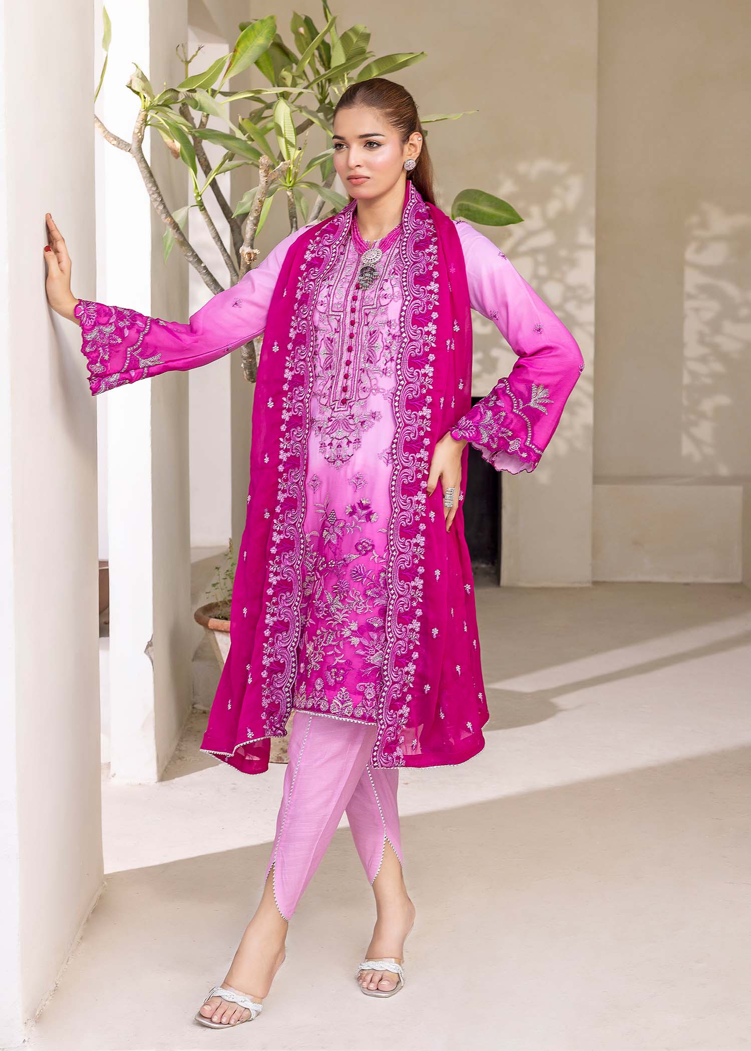 Kanwal Zainab FUCHSIA BLOOM Women 3pcs
