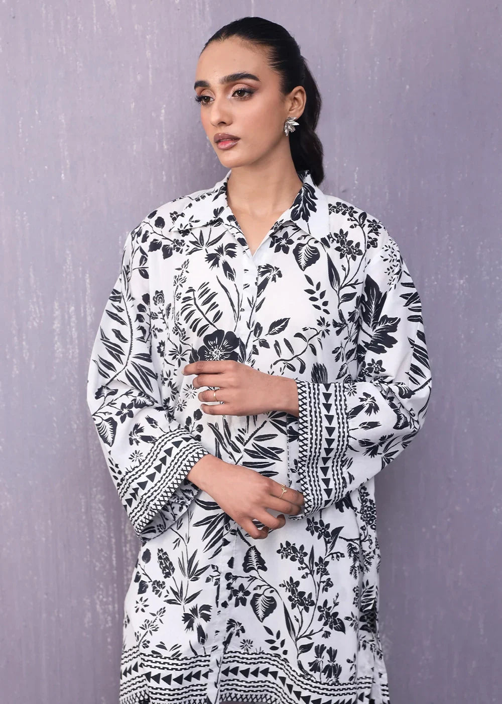 Rashid Textile Stitched Digitally Printed Lawn 1027 Women 2pcs