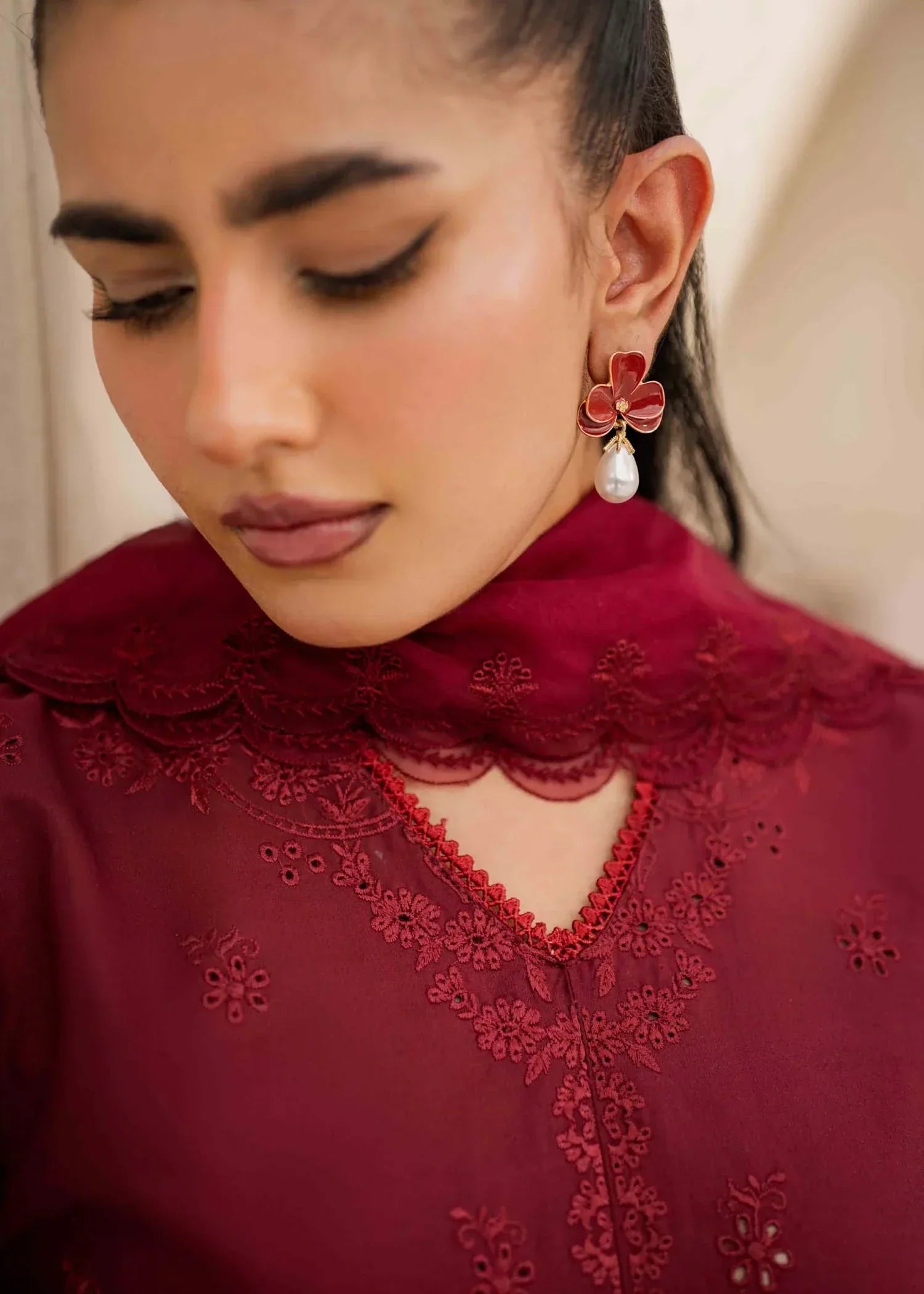 Ayesha Asif CELESTIAL BERRY SUIT Women 3pcs