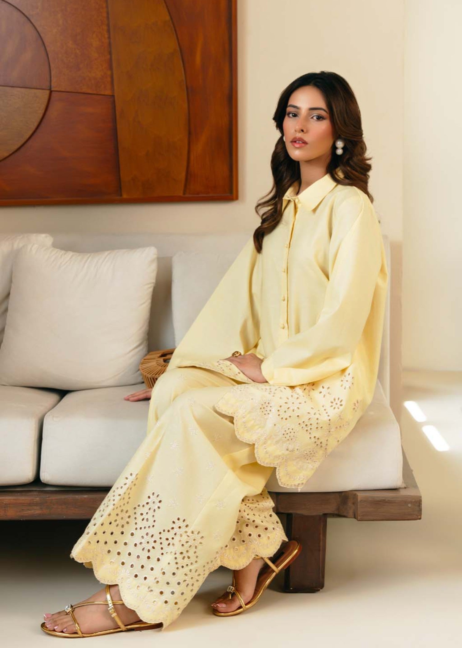 Neeshay SB 01 Yellow Women 2pcs