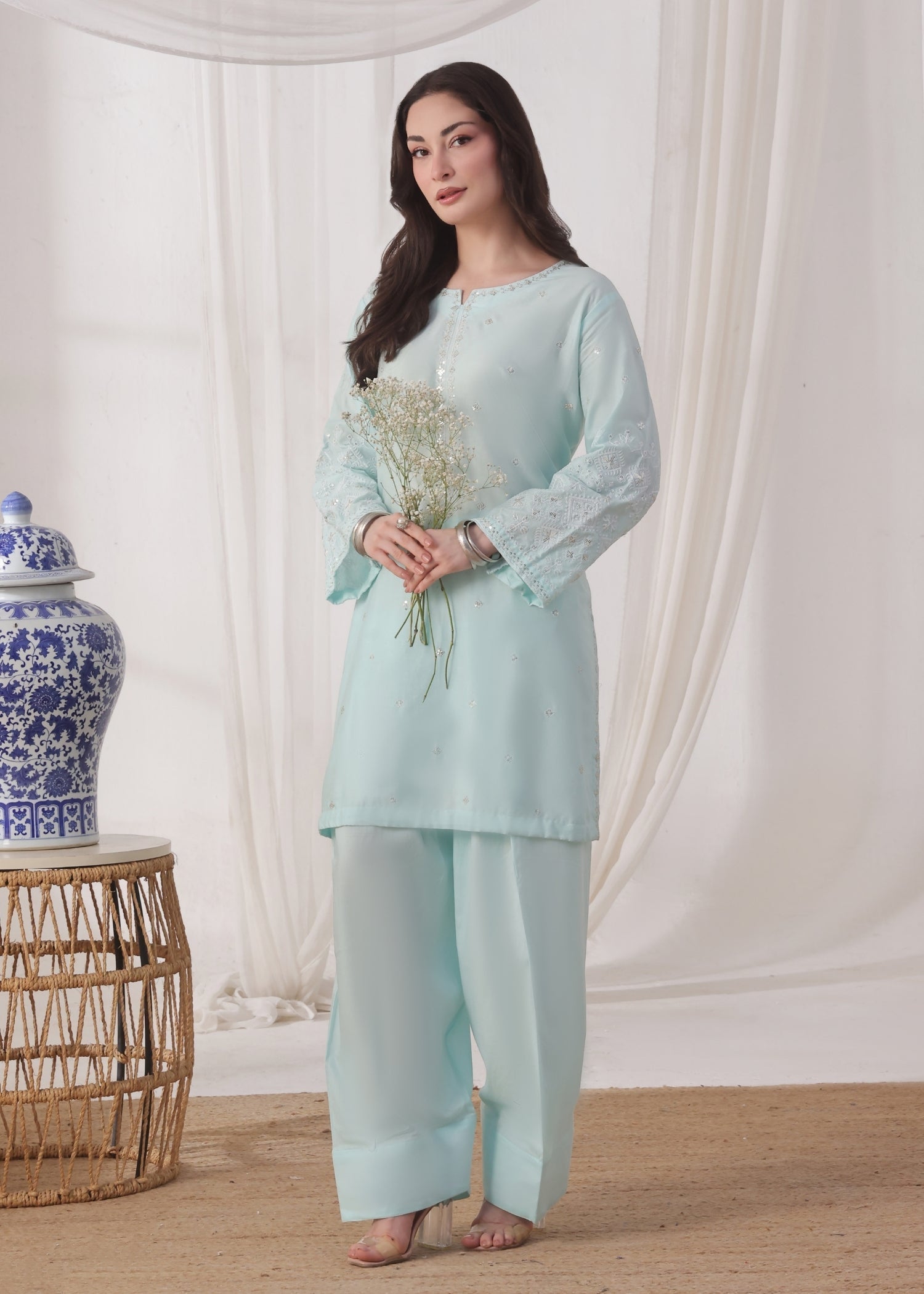 Ayra Pret Aks Ice Blue Women 2pcs