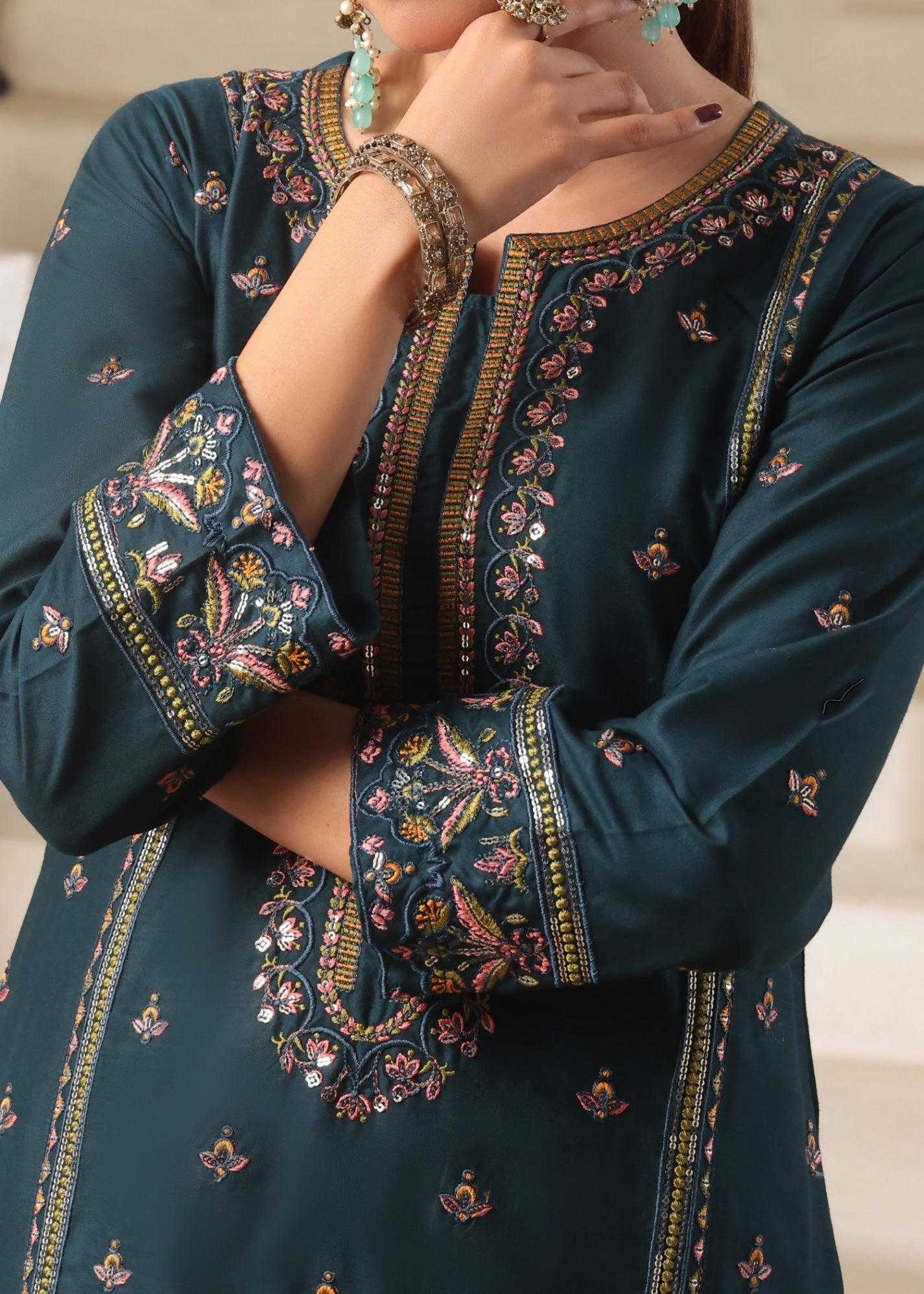 Ayra Pret Rang Deep Sea Green Women 2pcs