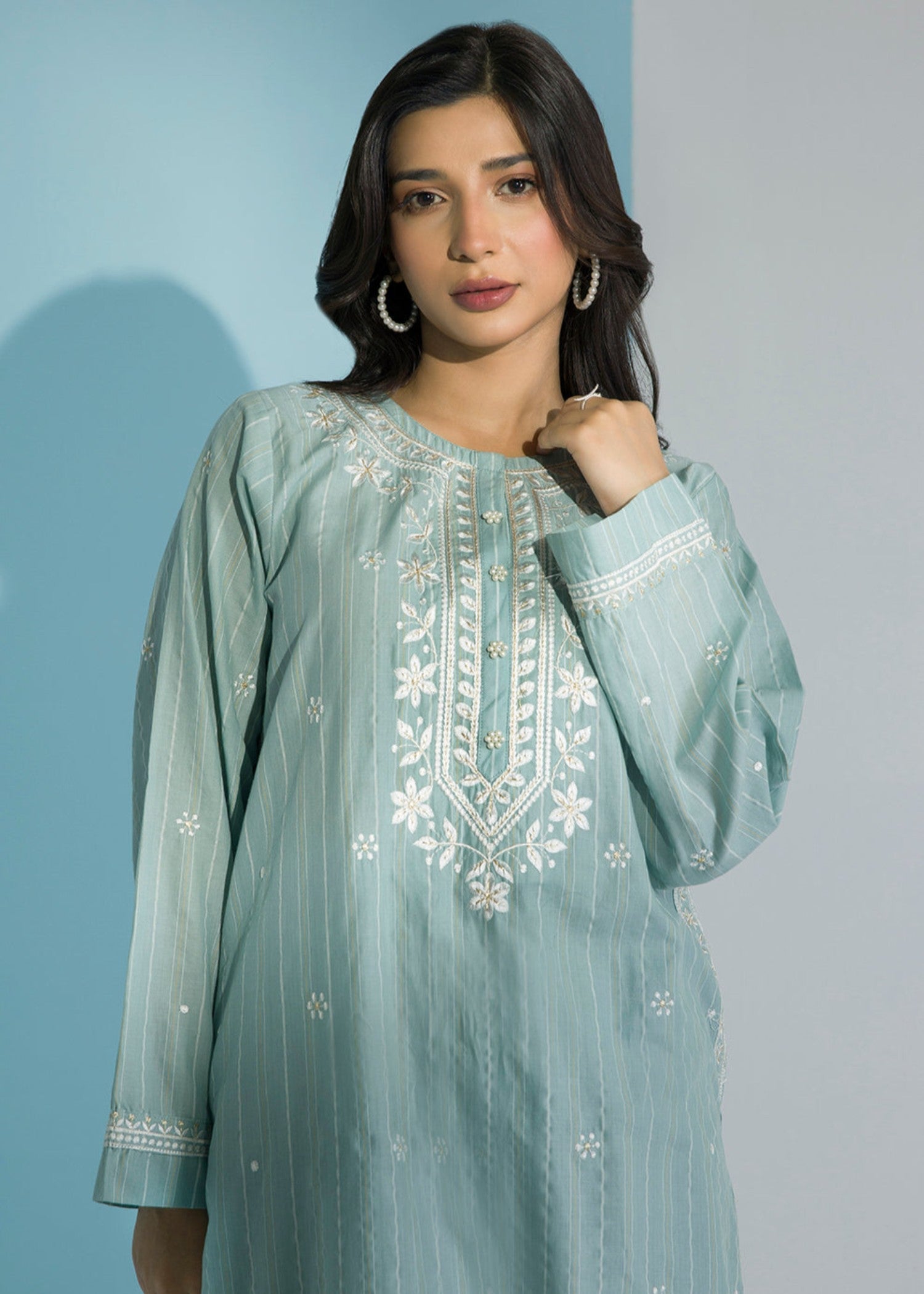 Zellbury WPS2522567 Light Blue Women 2pcs