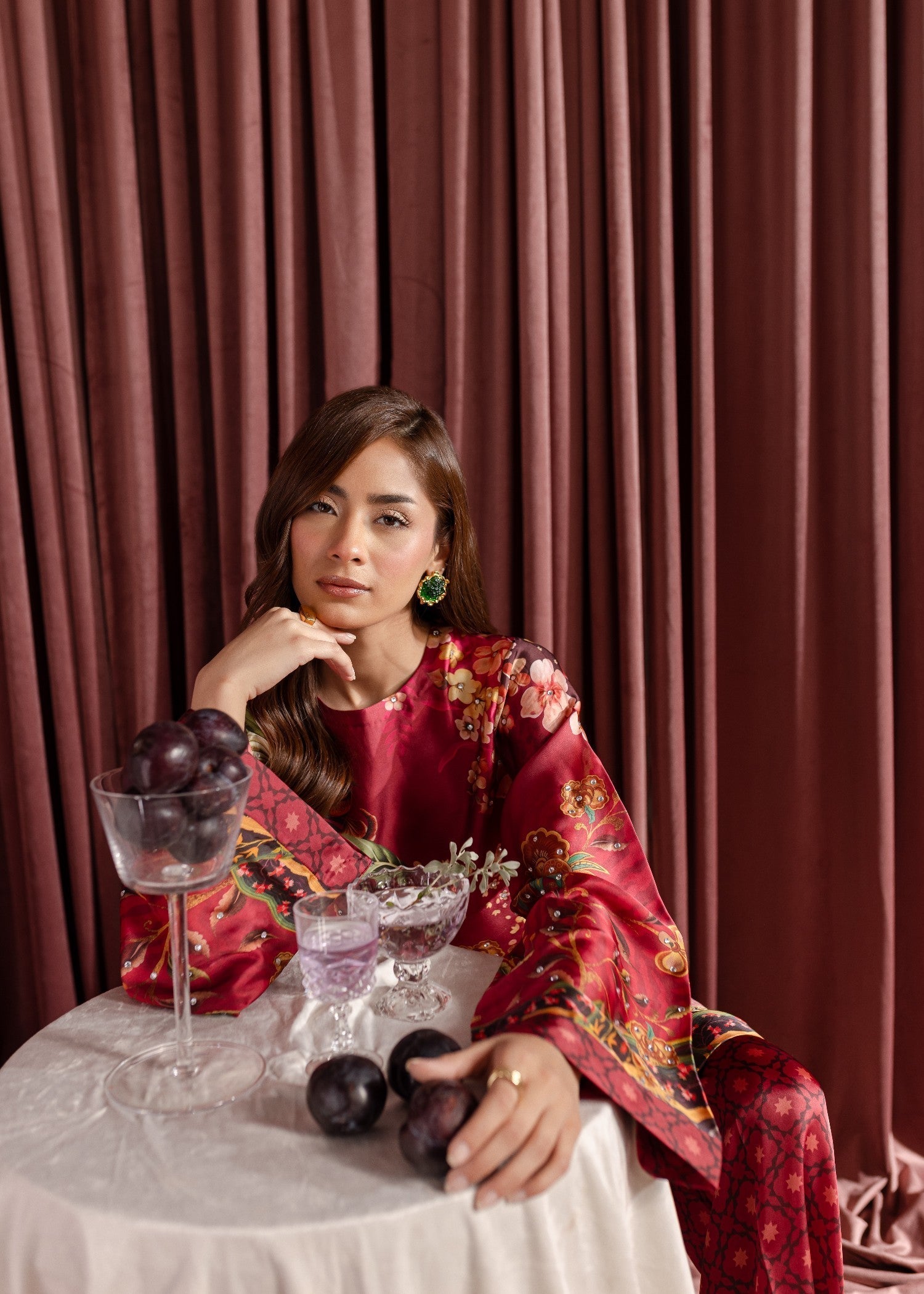 Marjjan MP 32 (Mehroon Magenda) Women 2pcs