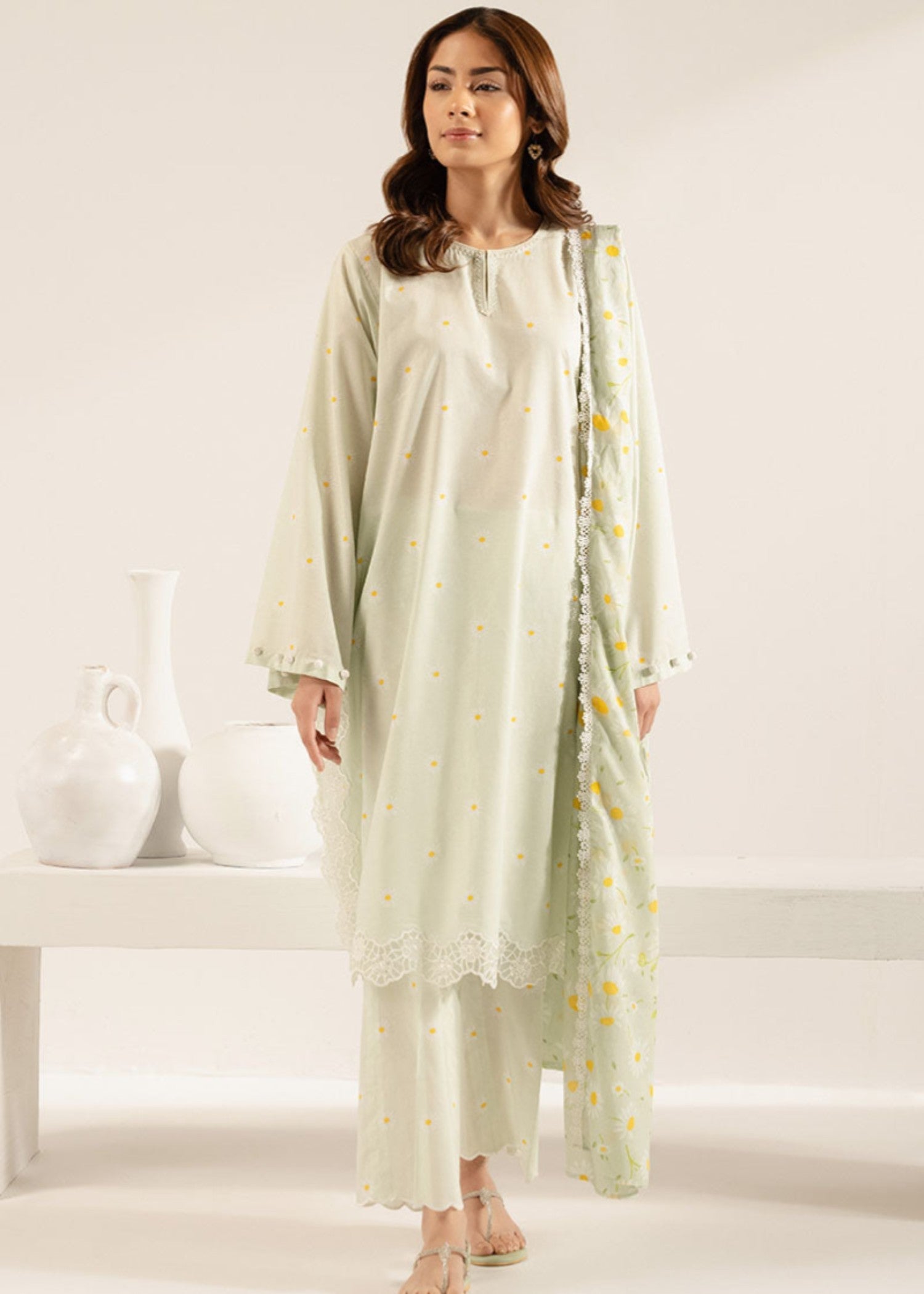 Cross Stitch PASTEL FLORET 0125RTWPRTLWN0303 Women 3pcs