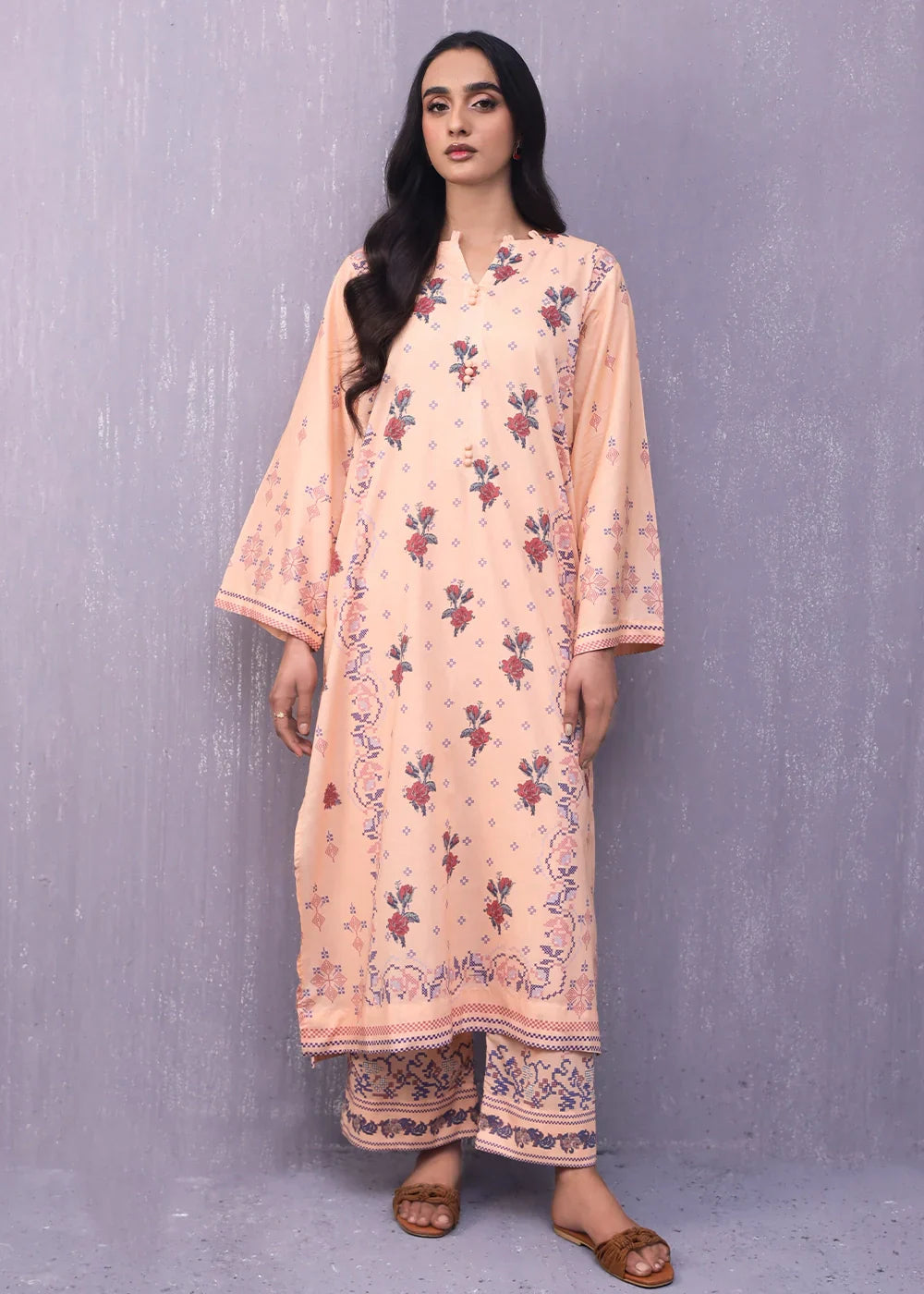 Rashid Textile Stitched Digitally Printed Lawn 1024 Women 2pcs