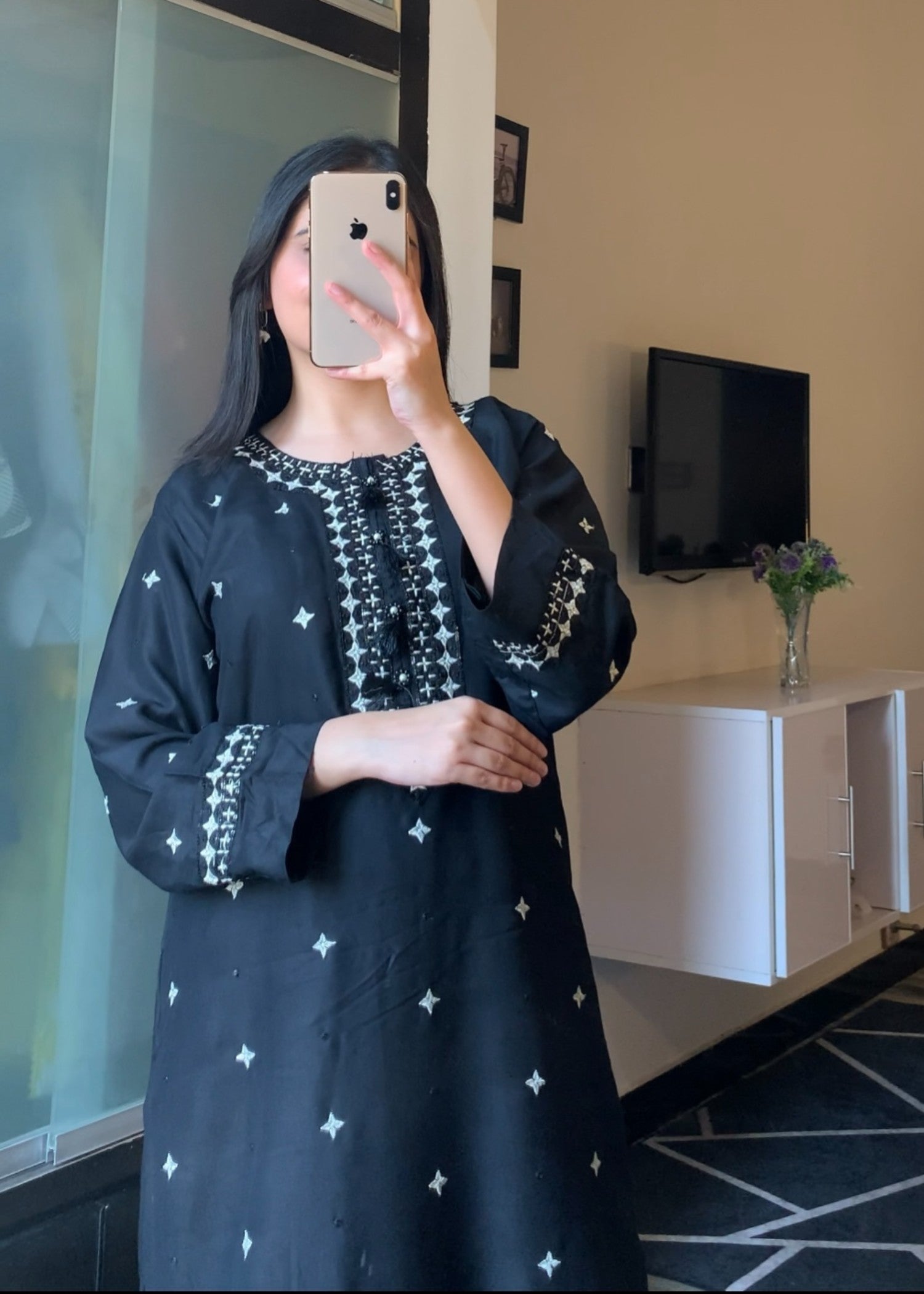 Tawakal Closet BLACK TUSSEL Women 2pcs