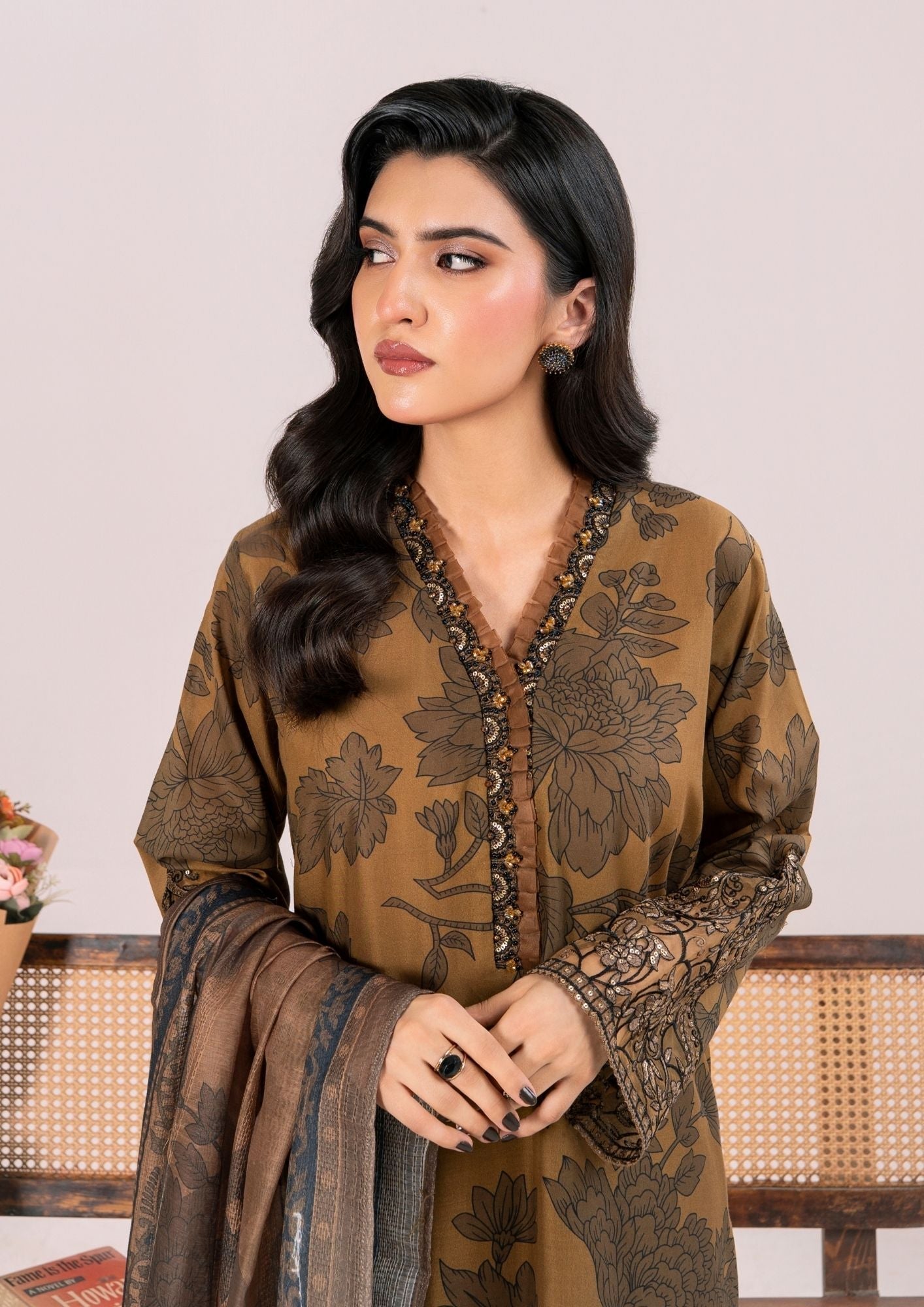 Alfatah Pret Printed Lawn with Embroidery RANAAI S25 0009 Women 3pcs