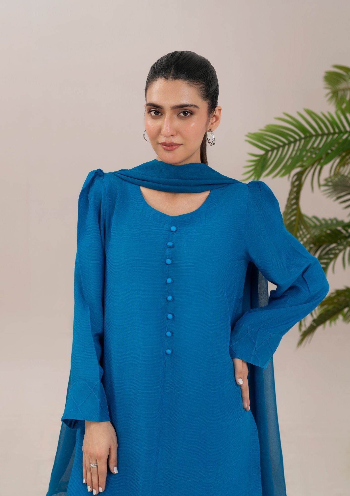 Yolo Pret Raw Silk with Farshi Shalwar ROZANA S25 0025 Women 3pcs