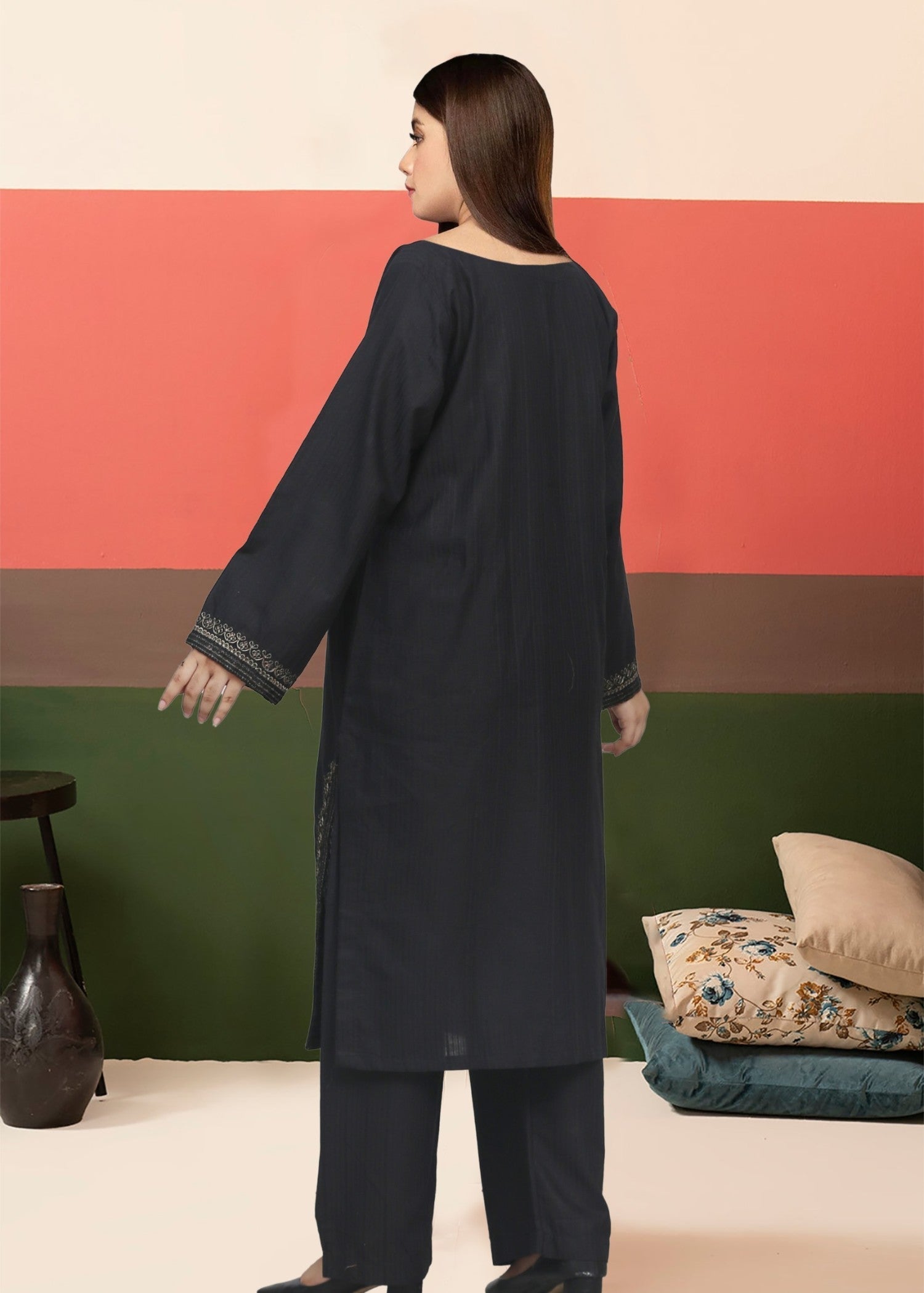 Esha Sehgal Studio Women Formal Dresses Black Ready to Wear Women 2pcs