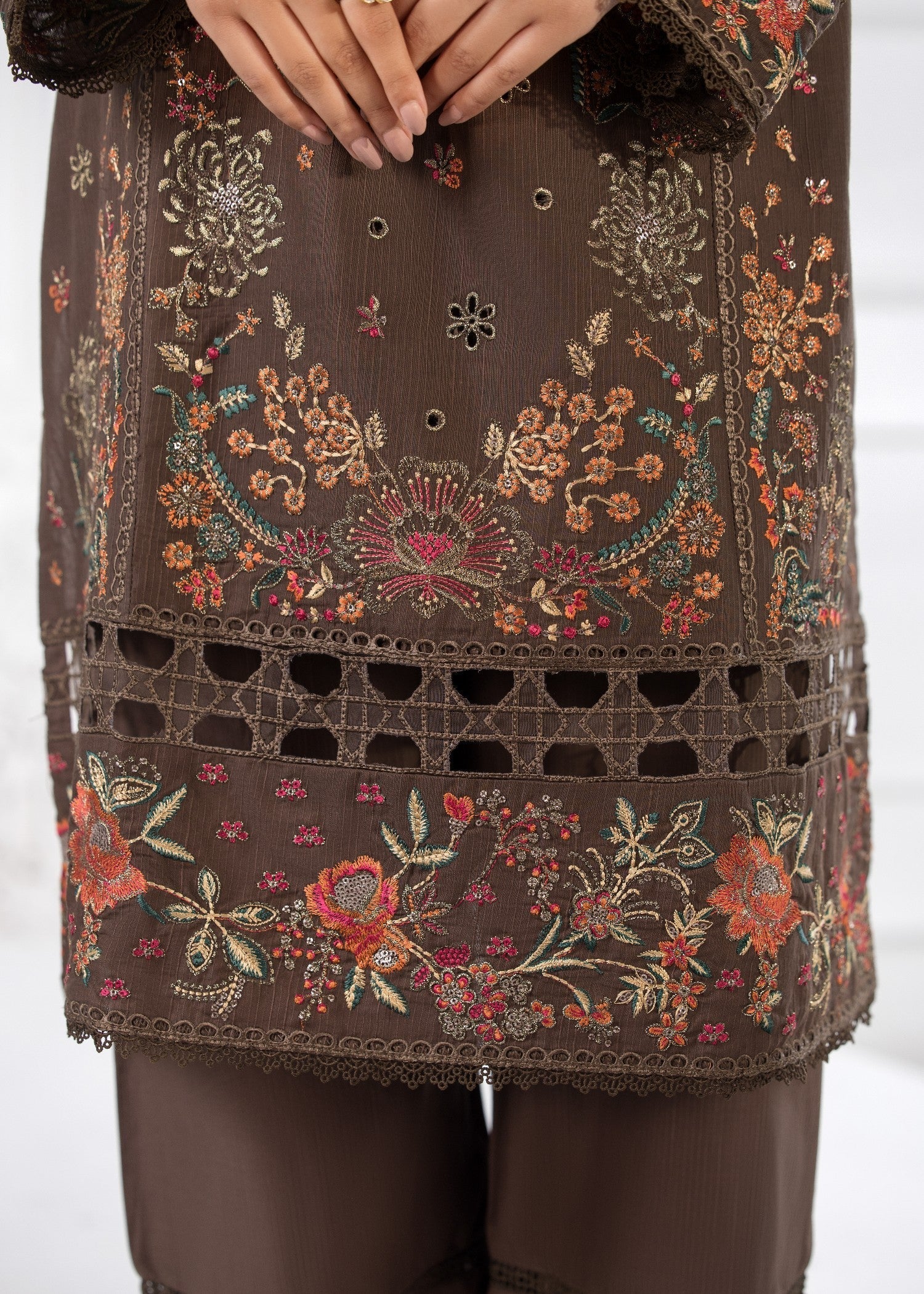 Bin Tayyab (BT006376 BRN 02) Women 3pcs