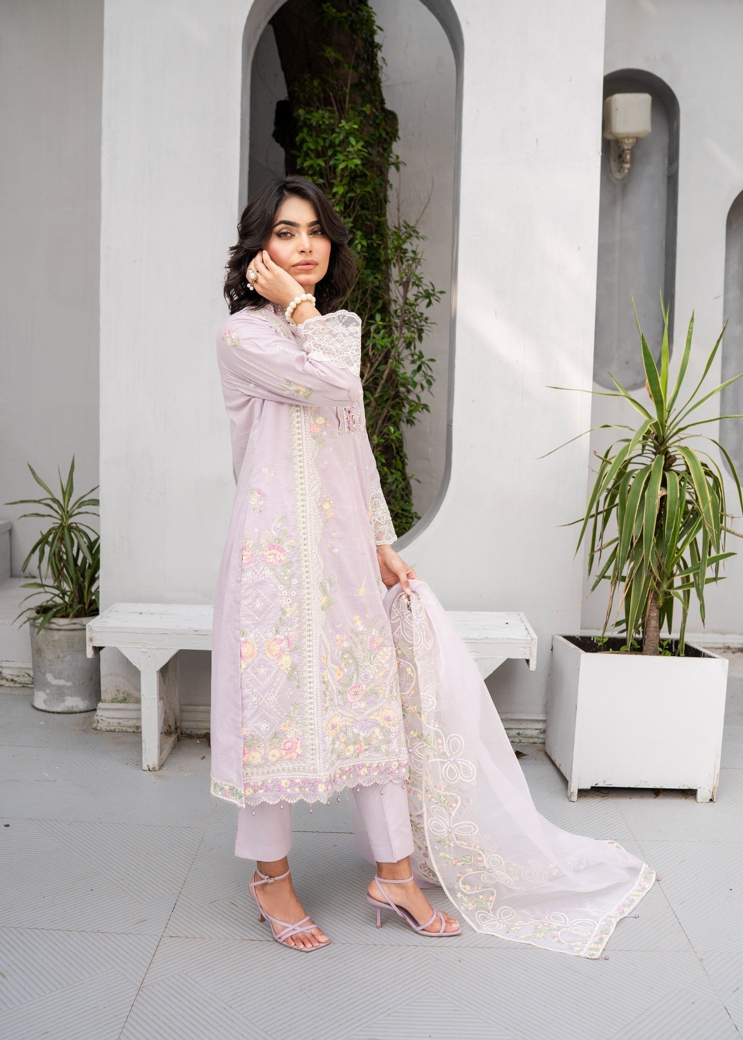 Zainab Fazlani Sahar e Lavender by Women 3pcs