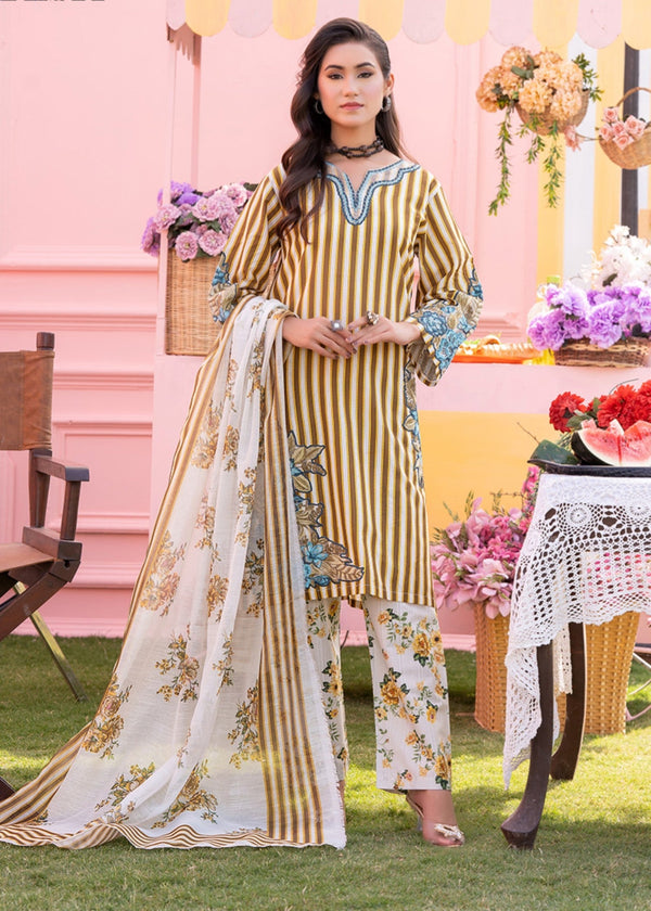 Araish GUL E NAIN STITCHED SUIT Women 3pcs