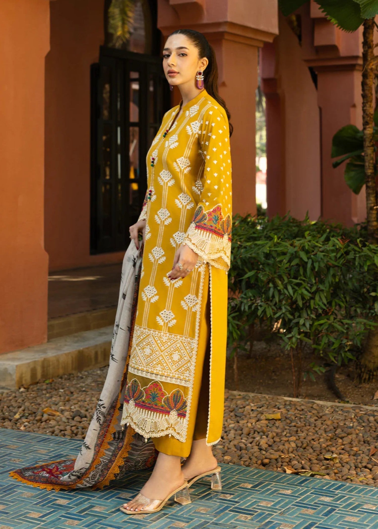 Chaudhary Arts COCO Embroidered Women 3pcs