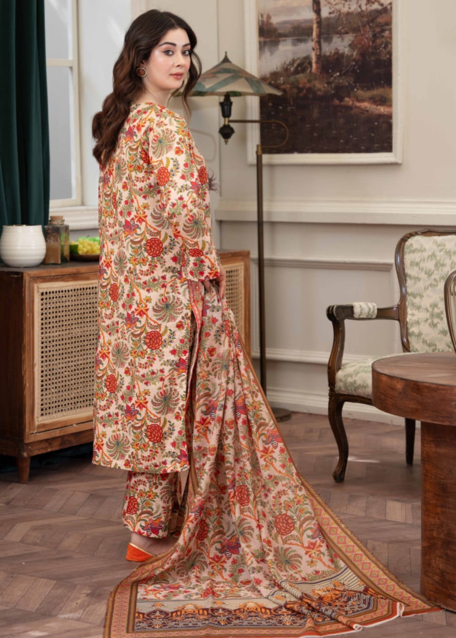 Gul Fashion Embroidered Lawn Kurta Set 04 Women 3pcs