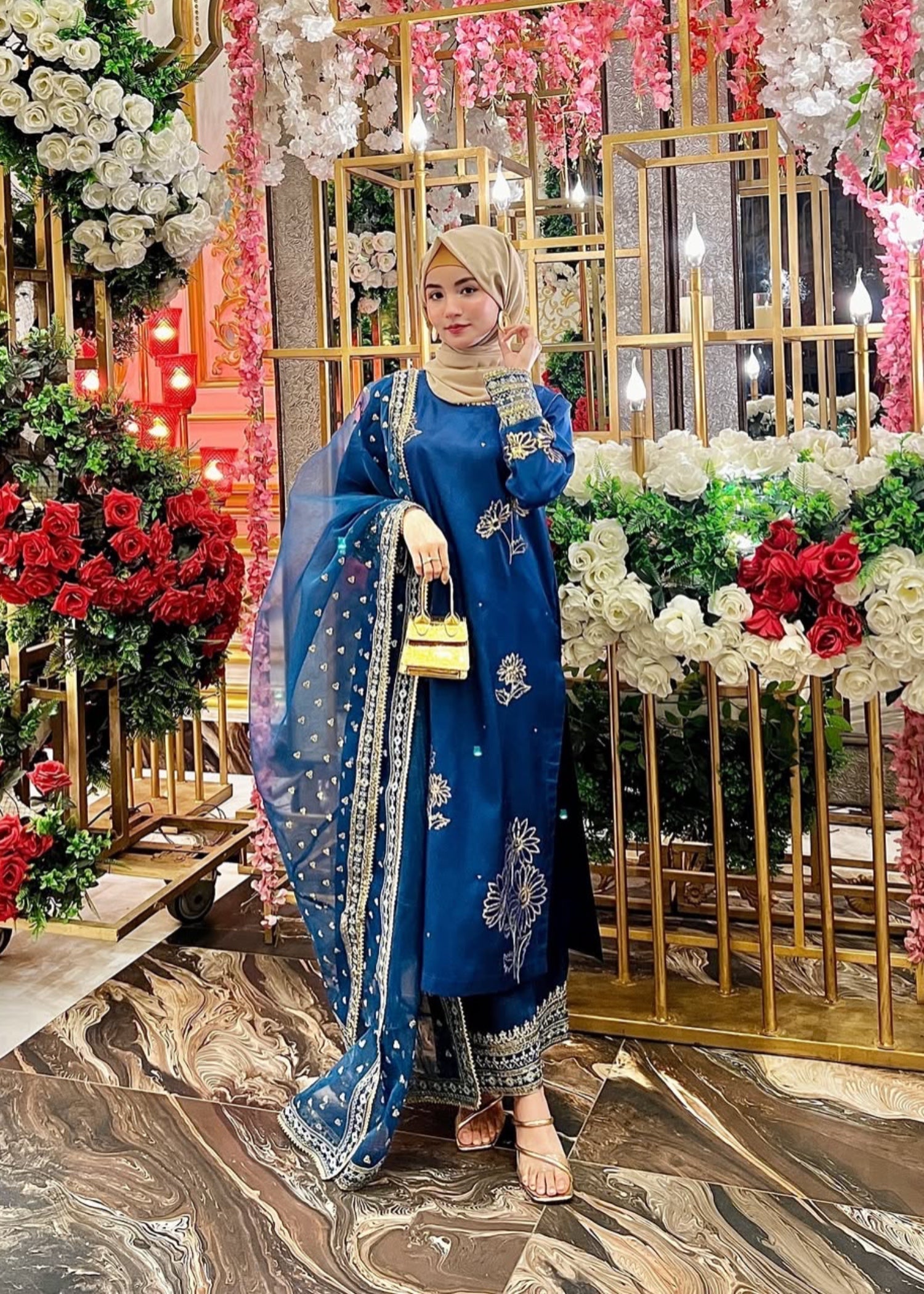 Suits By Sadia Flower style Women 3pcs