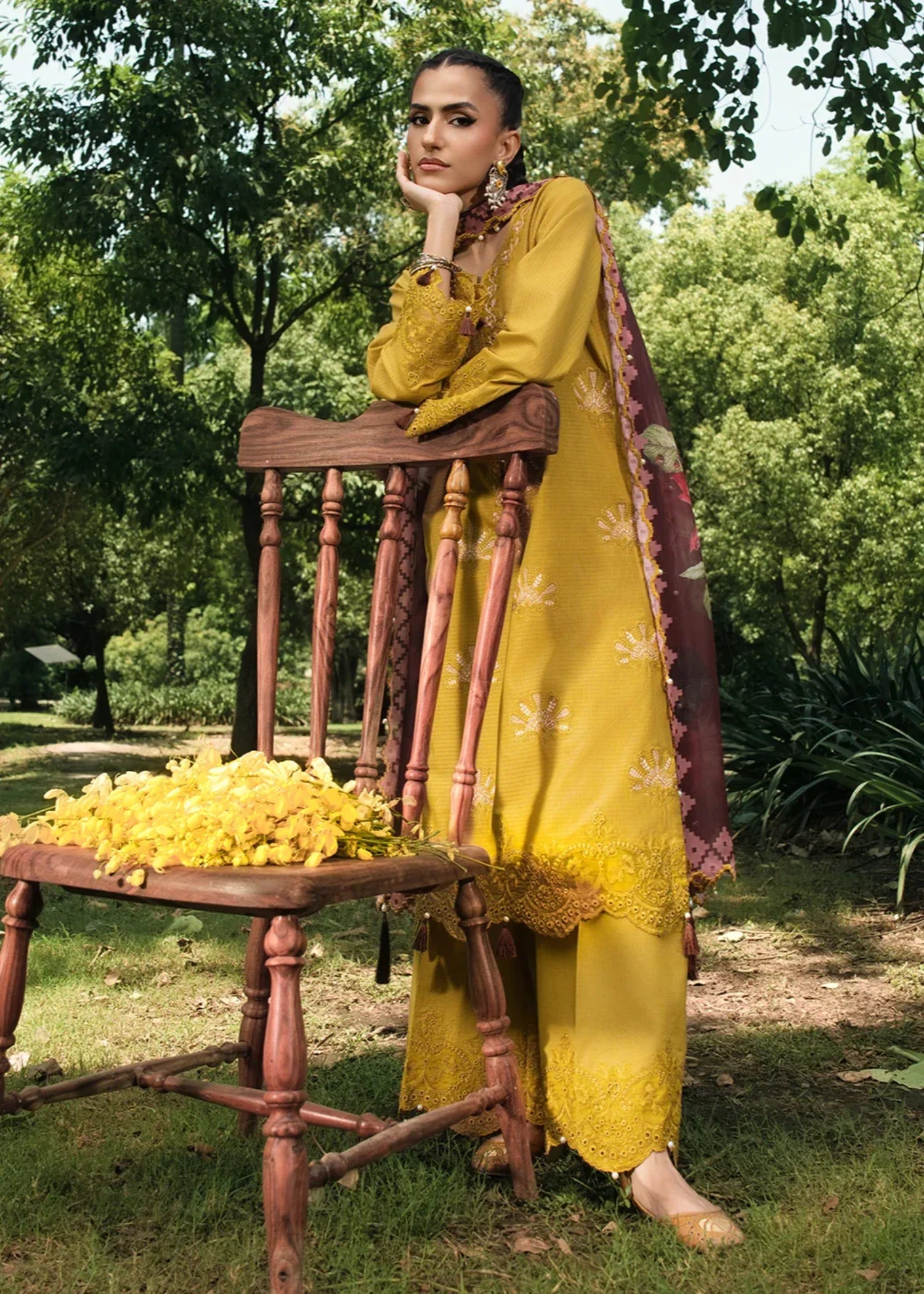 Hemstitch Matcha Women 3pcs