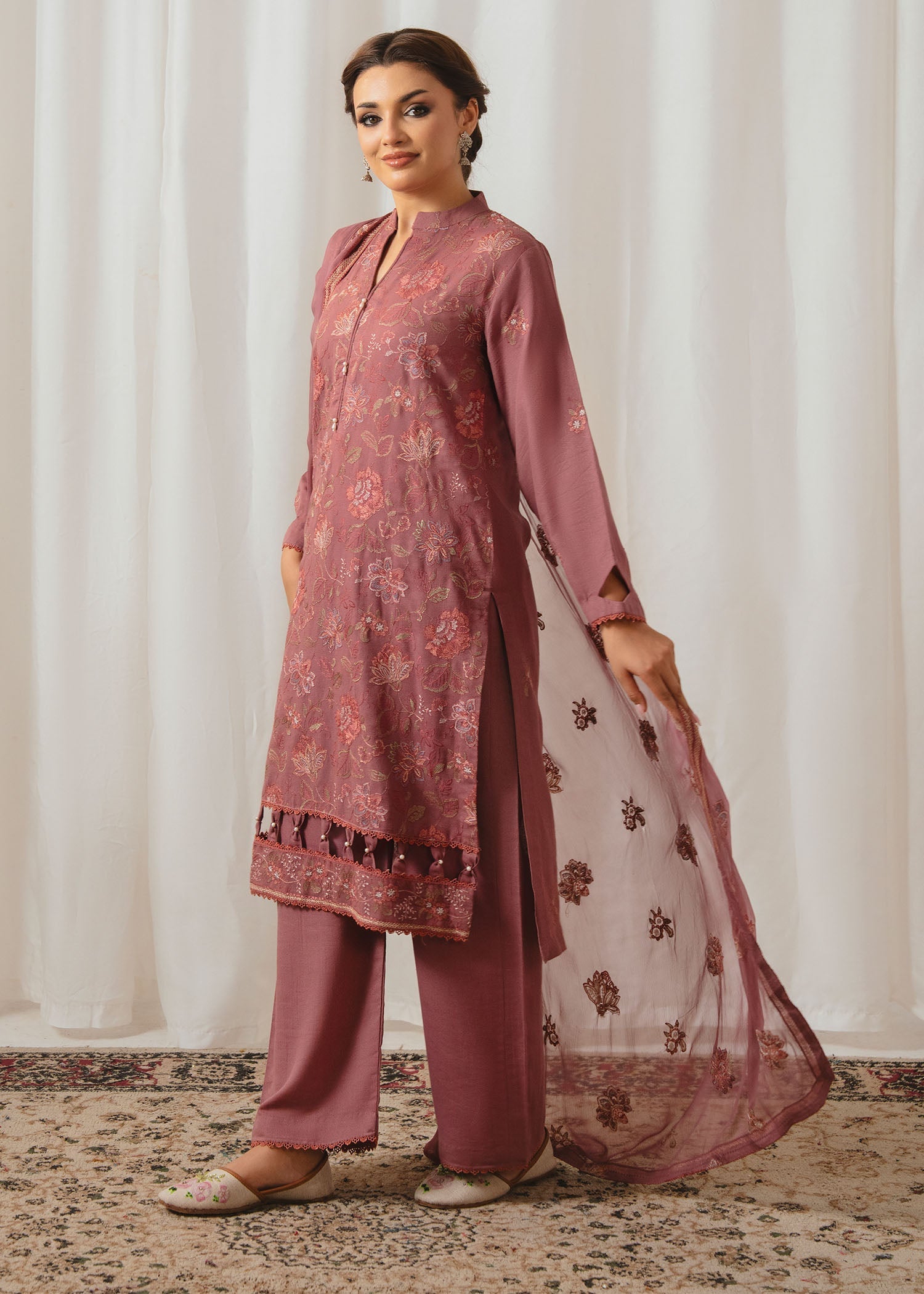 Zoya&Zafar Dusky Bloom Women 3pcs