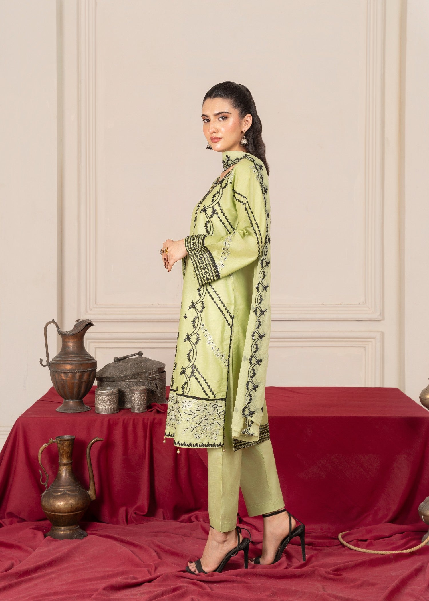 Four Season Boutique ZIRWAH COTTON PISTA Women 3pcs