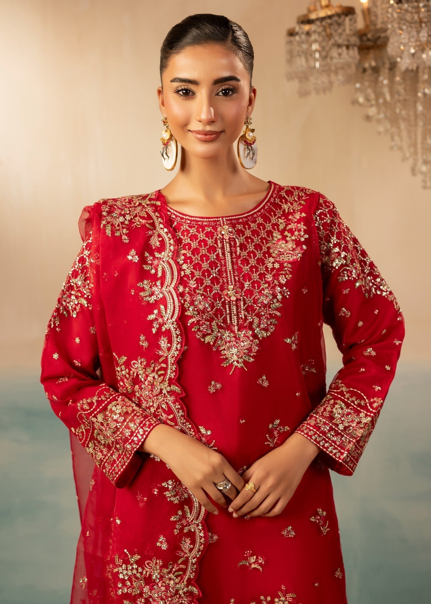 Diara Couture JUGNU DF 44 HOT PINK Women 3pcs