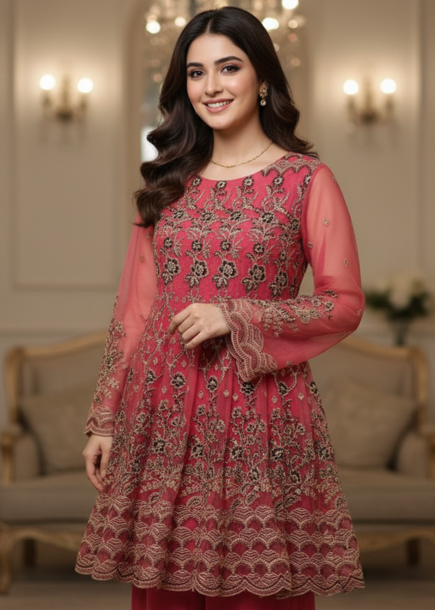 Diara Couture BEENA US 509 PINK Women 3pcs