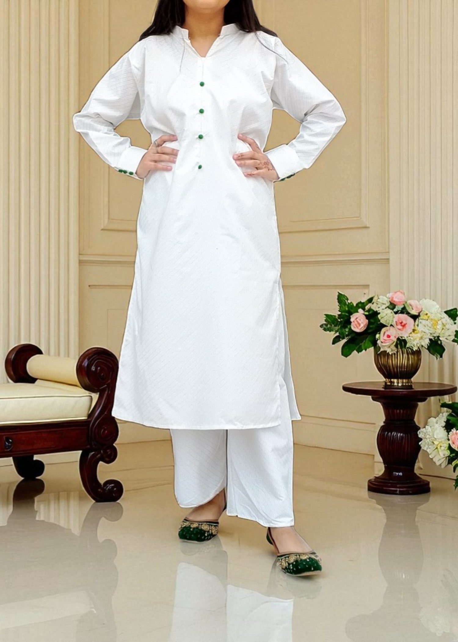 Gulposh Snow Ice (Stitched ) Women 2pcs