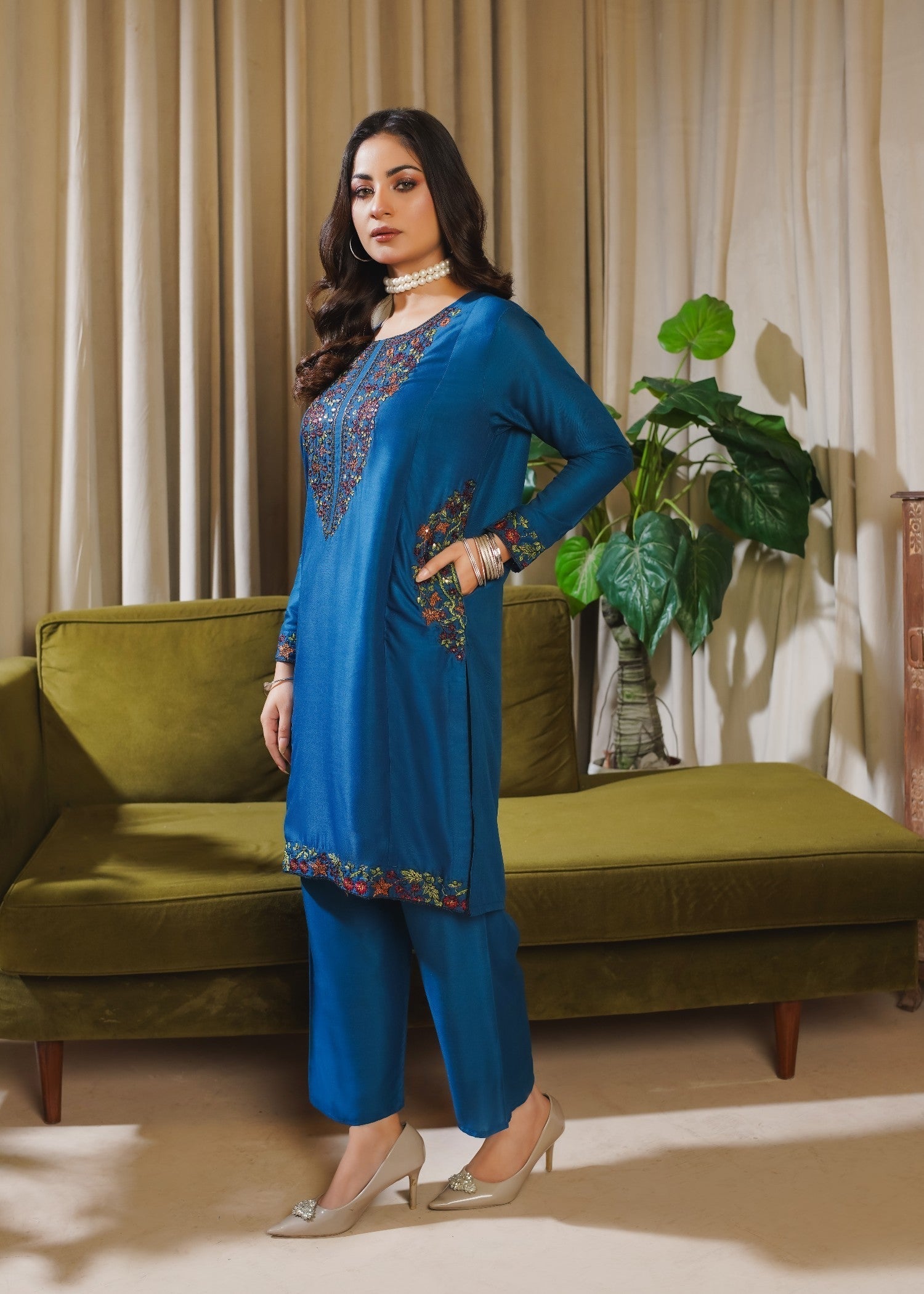 Bin Fatteh Fashion POCKET SQ Women 2pcs