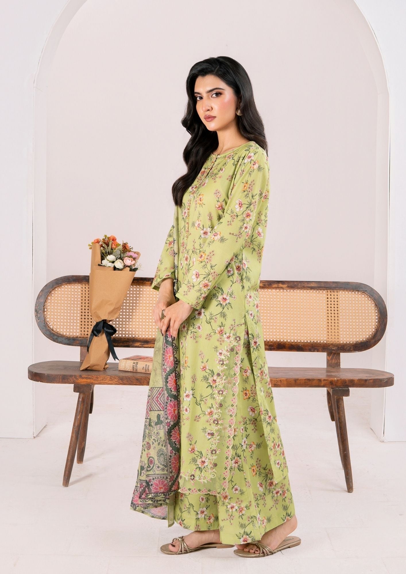 Alfatah Pret Printed Lawn with Embroidery RANAAI S25 0005 Women 3pcs