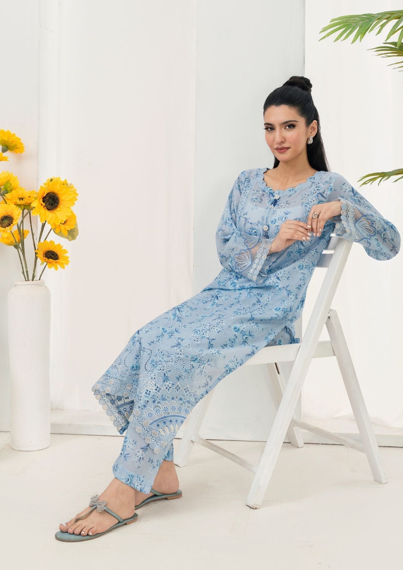 Alfatah Pret Printed Lawn with Embroidery GULZAAR S25 0012 Women 2pcs