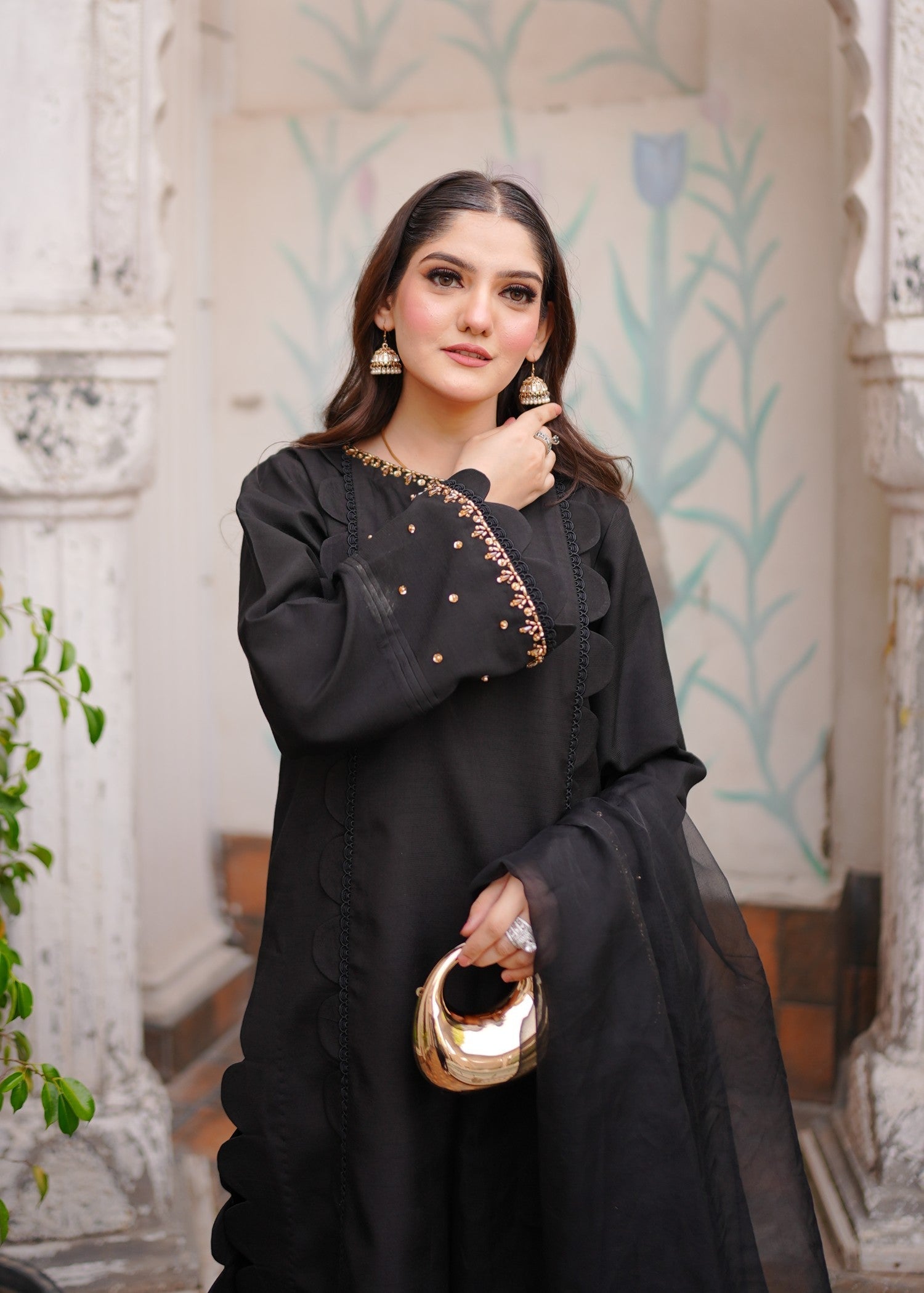 Fozia Khalid Raven Women 3pcs