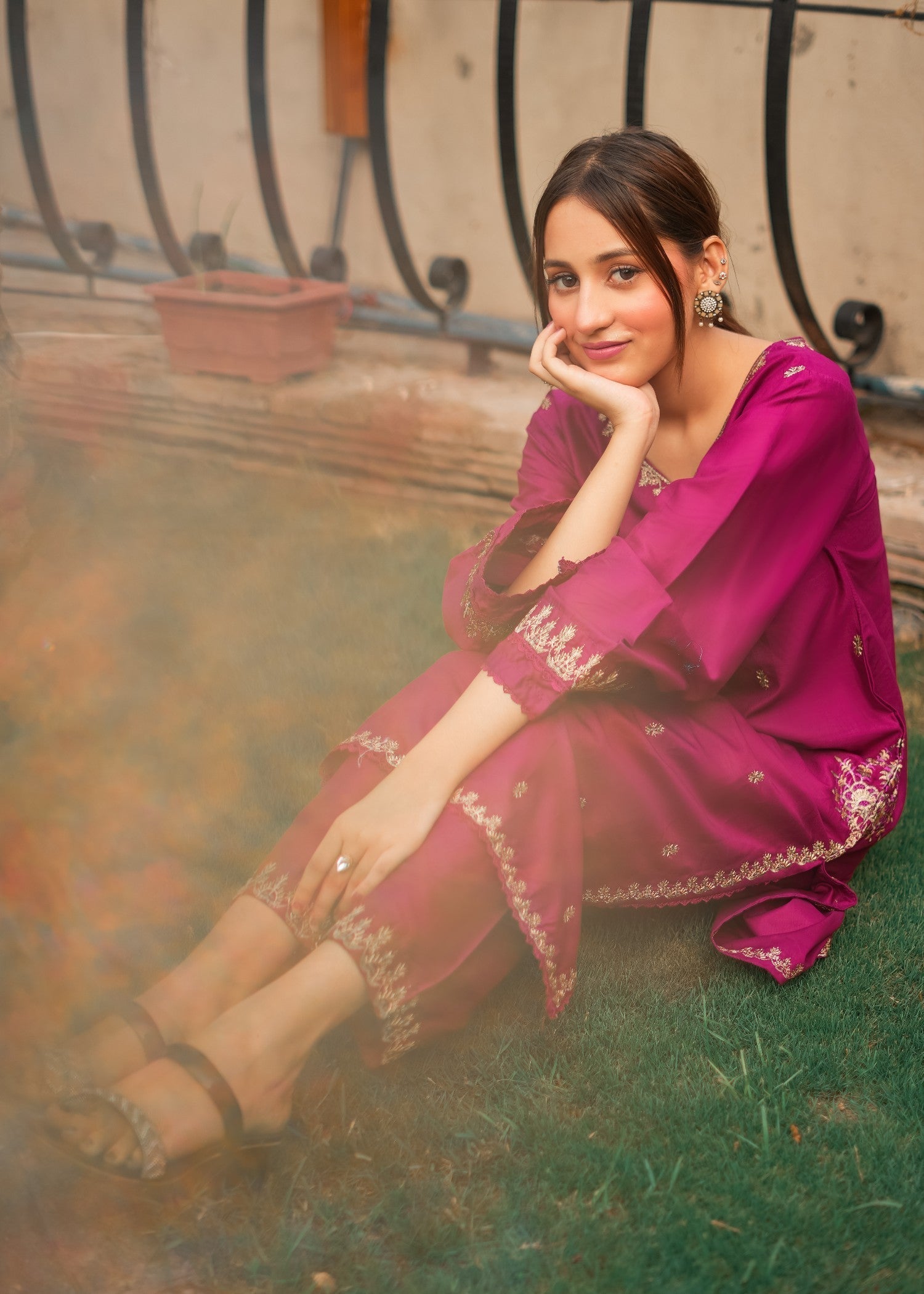 Chaudhary Arts Sapna Embroidered Women 2pcs