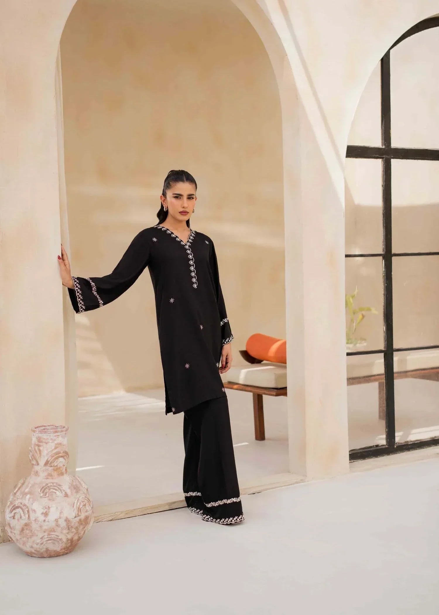 Ayesha Asif MIDNIGHT BLOOM SUIT Women 2pcs