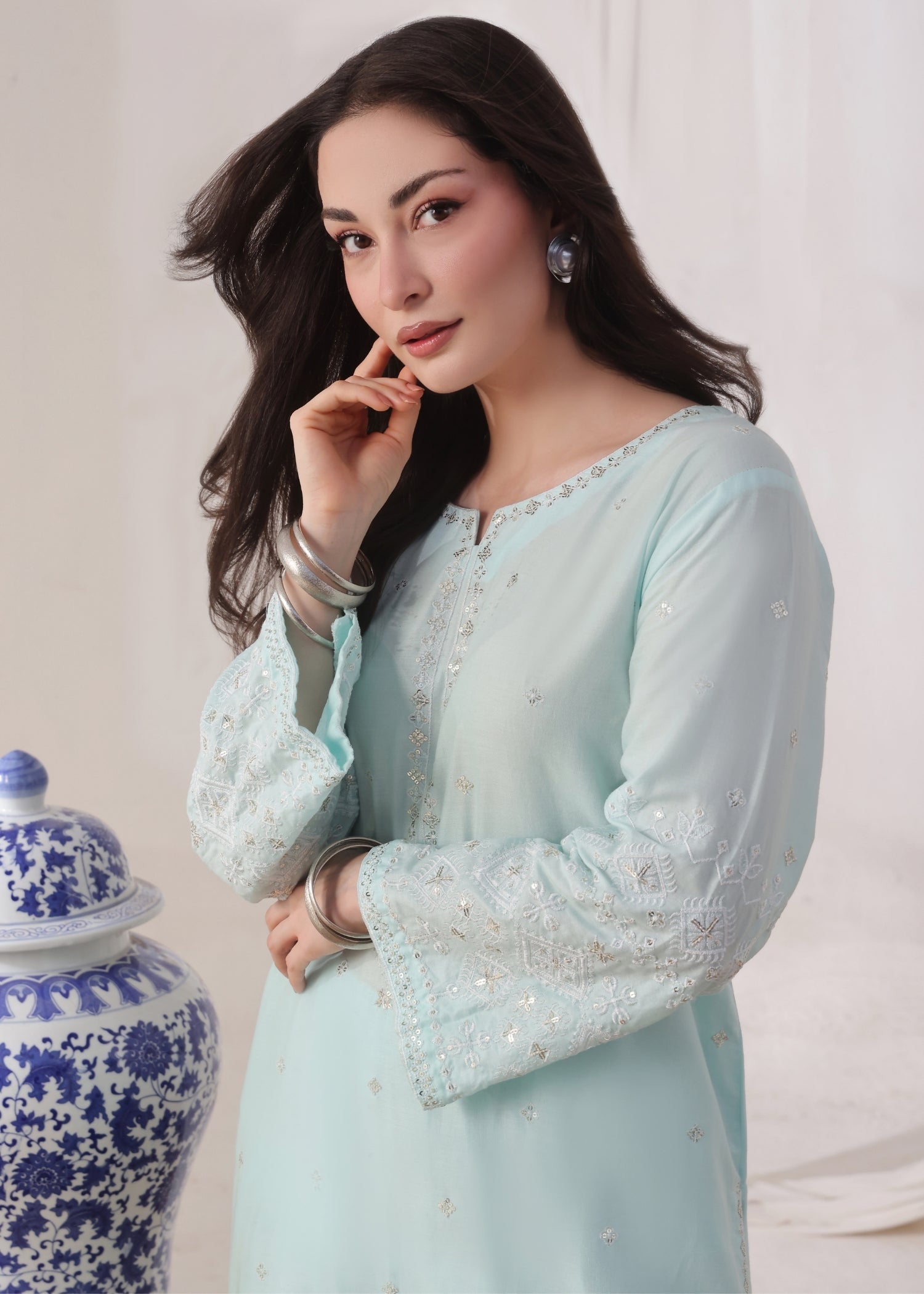 Ayra Pret Aks Ice Blue Women 2pcs