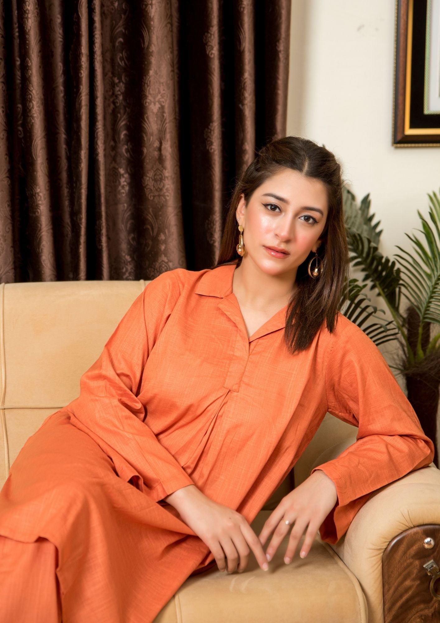 Yolo Pret Cotton Cord Set Rozana S25 0008 Women 2pcs