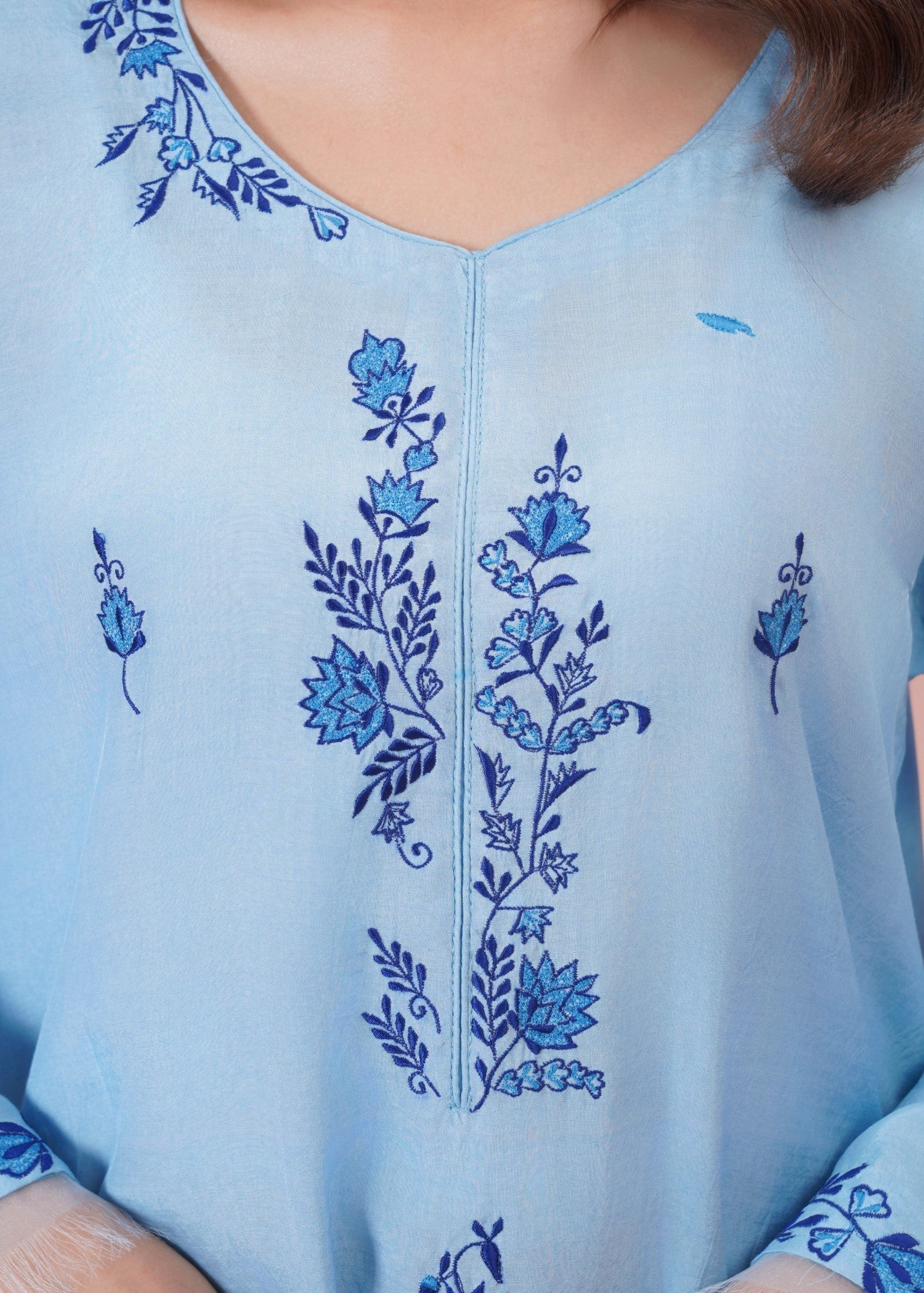 Zeeniya Officials Sky blue Women 1pcs