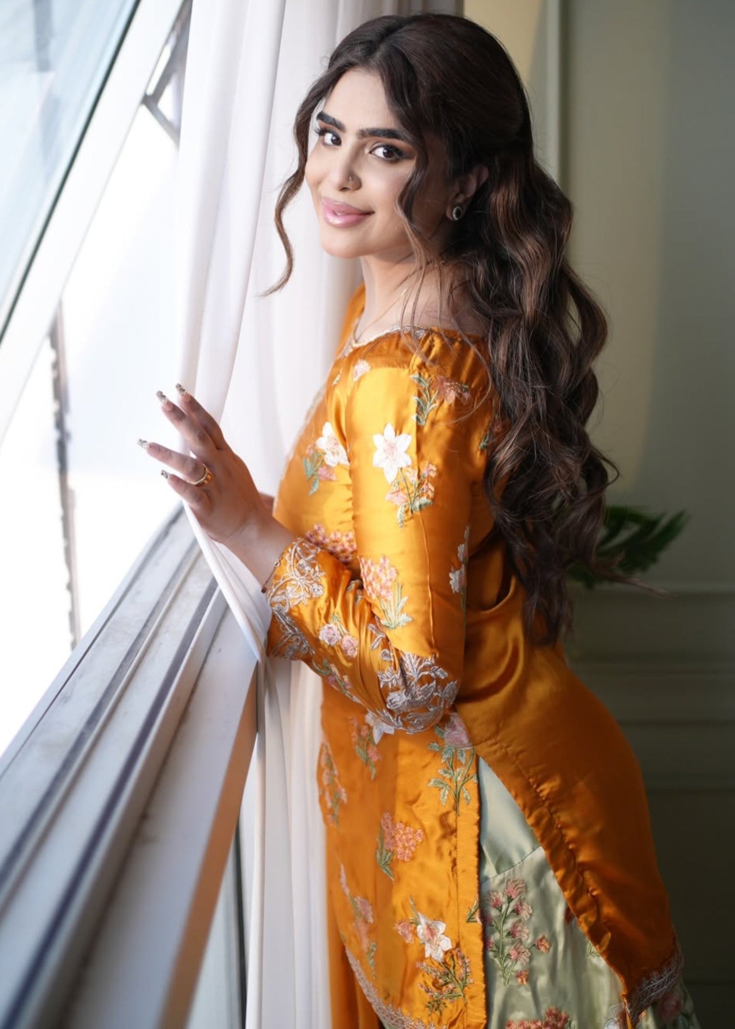 Rangoon Clothing Saanjh Mustard Women 3pcs