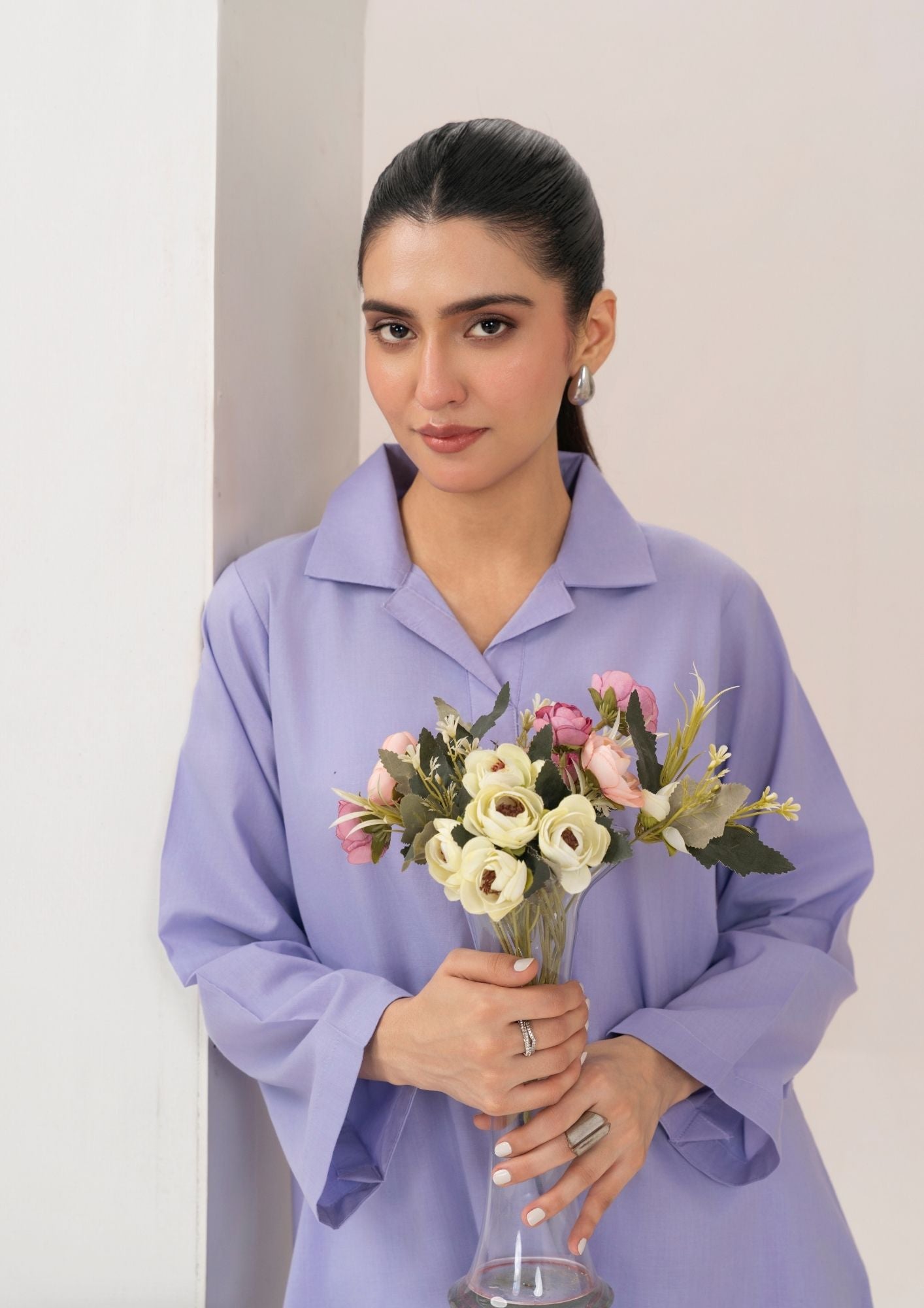 Yolo Pret Cotton Cord Set Rozana S25 0009 Women 2pcs