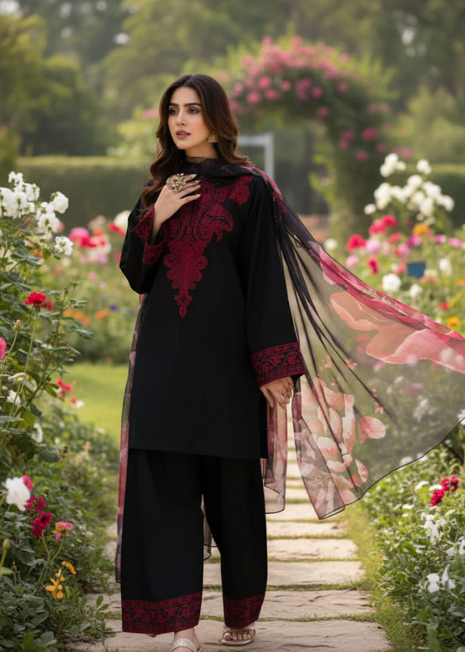Shehroz Fashion ZAROON Women 3pcs