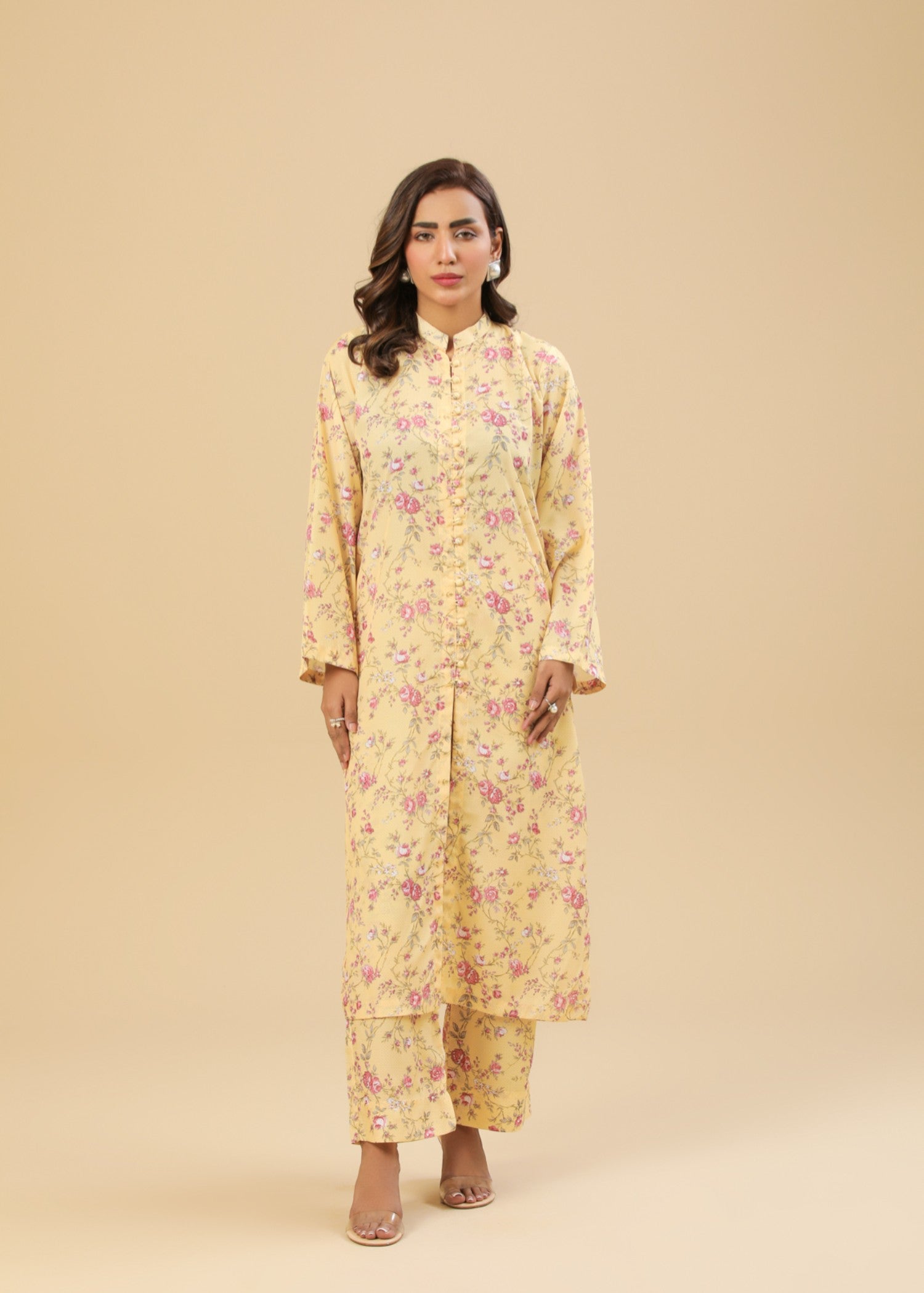Zenyre Lemon Blossom Printed Set Women 2pcs