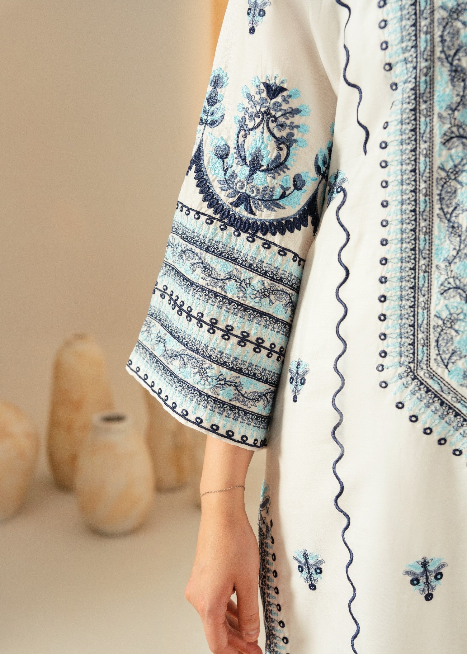 Chaudhary Arts Jugnu Embroidered Dress Women 3pcs