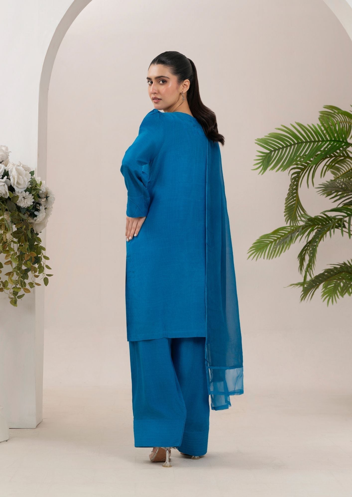 Yolo Pret Raw Silk with Farshi Shalwar ROZANA S25 0025 Women 3pcs