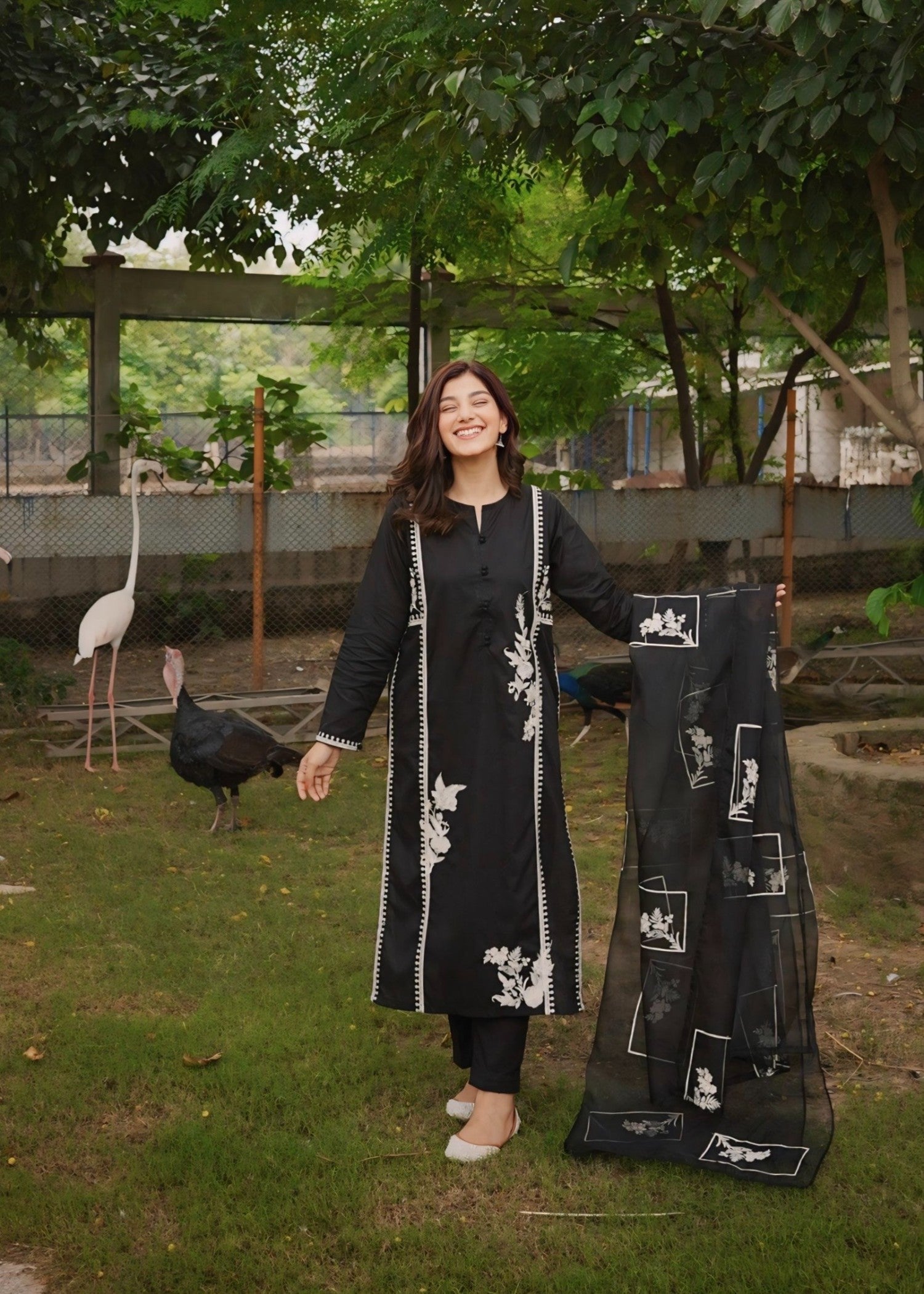 Tiraz Noor (Black) Women 3pcs