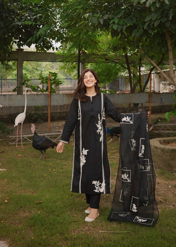 Tiraz Noor (Black) Women 3pcs