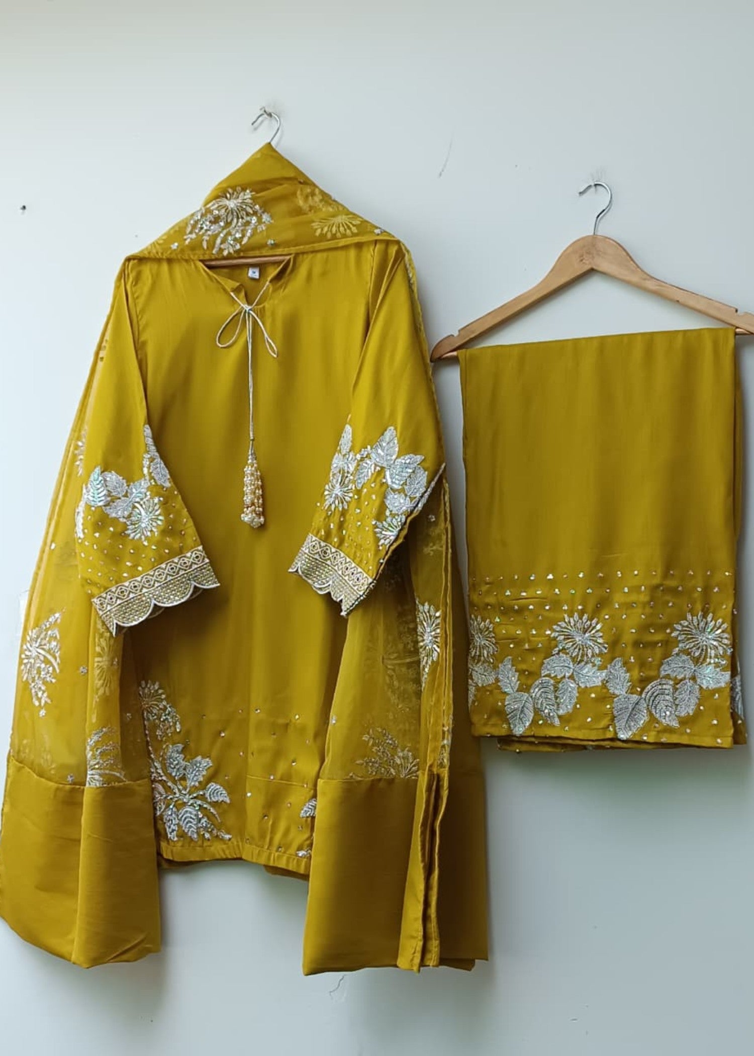 Lubana Store TASHU NEW MUSTARD Women 3pcs